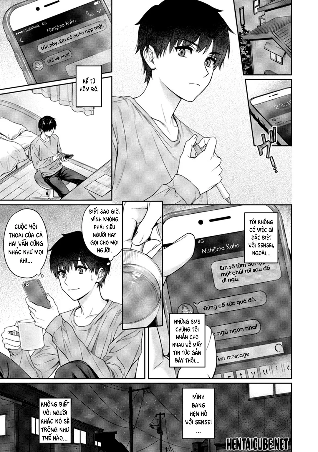 HentaiVN.net - Ảnh 3 - Sensei to Boku [Sensei and Me] - Chap 11A