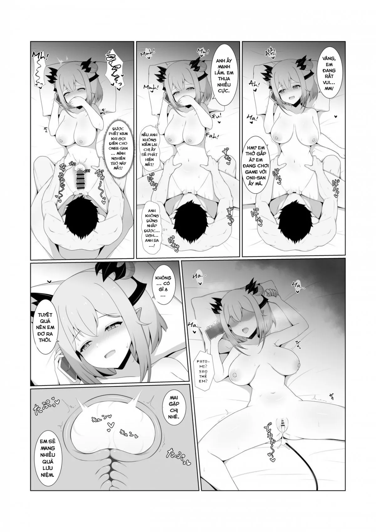 HentaiVN.net - Ảnh 26 - Em gái của bạn gái 2 (Suou Patra) [Akuma de Kanojo no Imouto desu 2, My girlfriend's little sister 2] - Oneshot