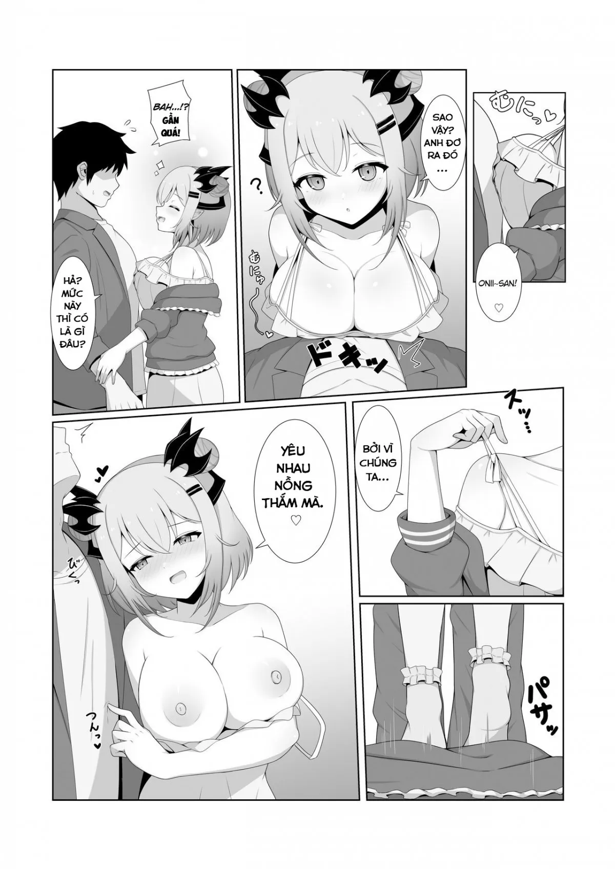 HentaiVN.net - Ảnh 8 - Em gái của bạn gái 2 (Suou Patra) [Akuma de Kanojo no Imouto desu 2, My girlfriend's little sister 2] - Oneshot