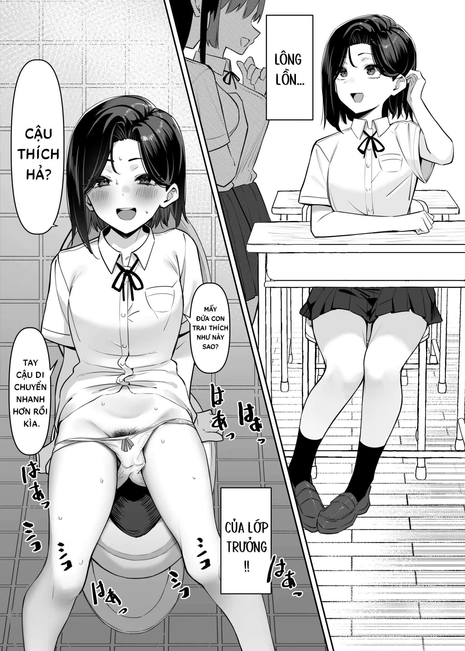 HentaiVN.net - Ảnh 12 - Câu chuyện về việc tôi phải sục cho lớp trưởng xem. - Chương 1