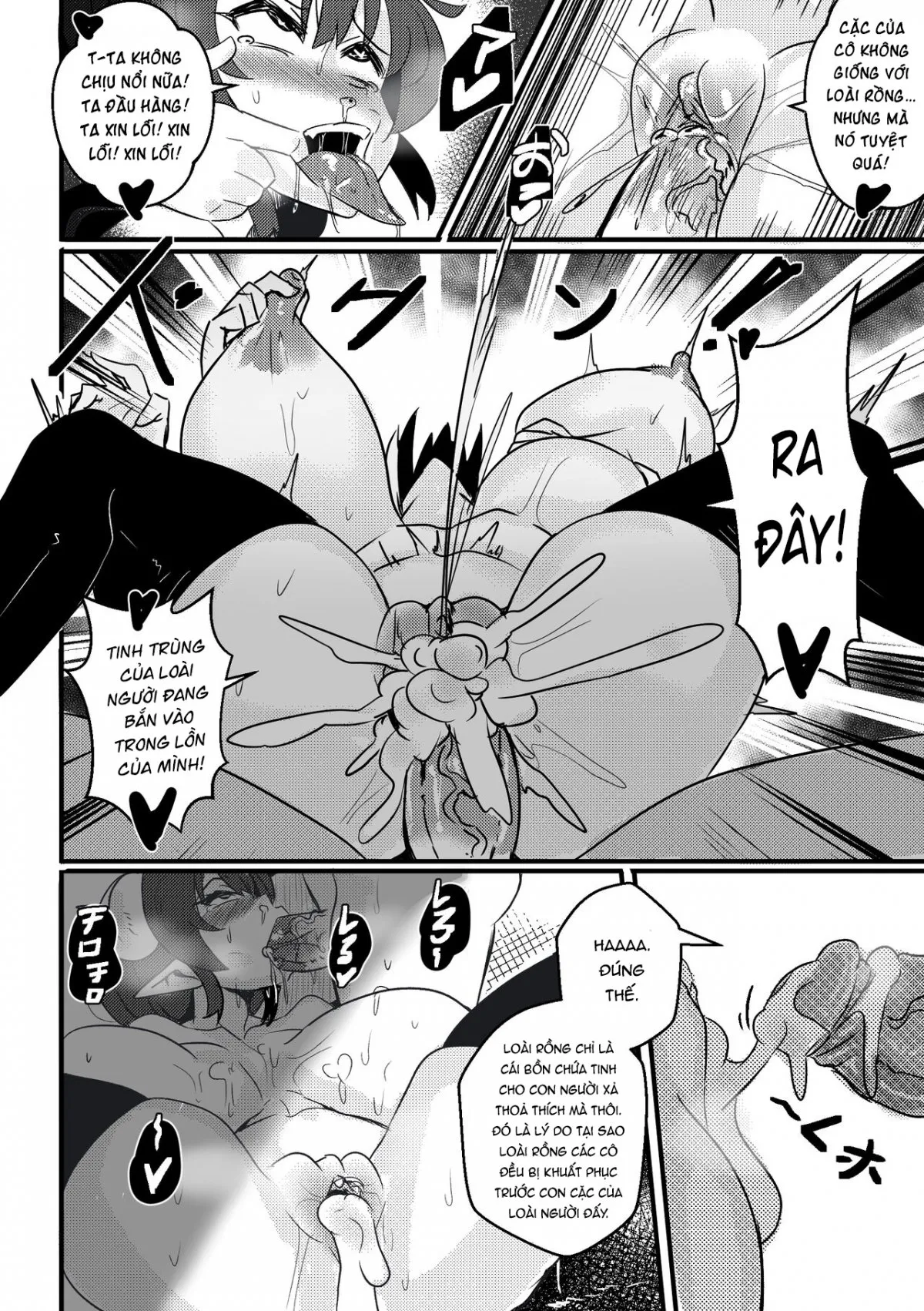 HentaiVN.net - Ảnh 13 - Ilulu wa Maketa (Kobayashi-san-chi no Maid Dragon) [Decensored] - Oneshot