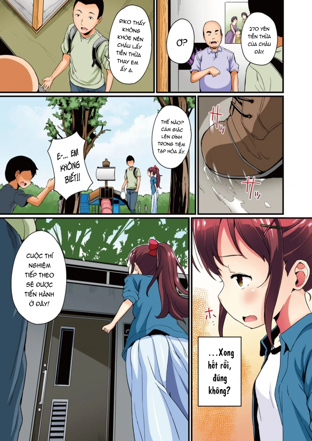 HentaiVN.net - Ảnh 10 - Địt vào lồn em họ! [Natsuyasumi no Jiyuu Kenkyuu Soushuuhen] - Oneshot