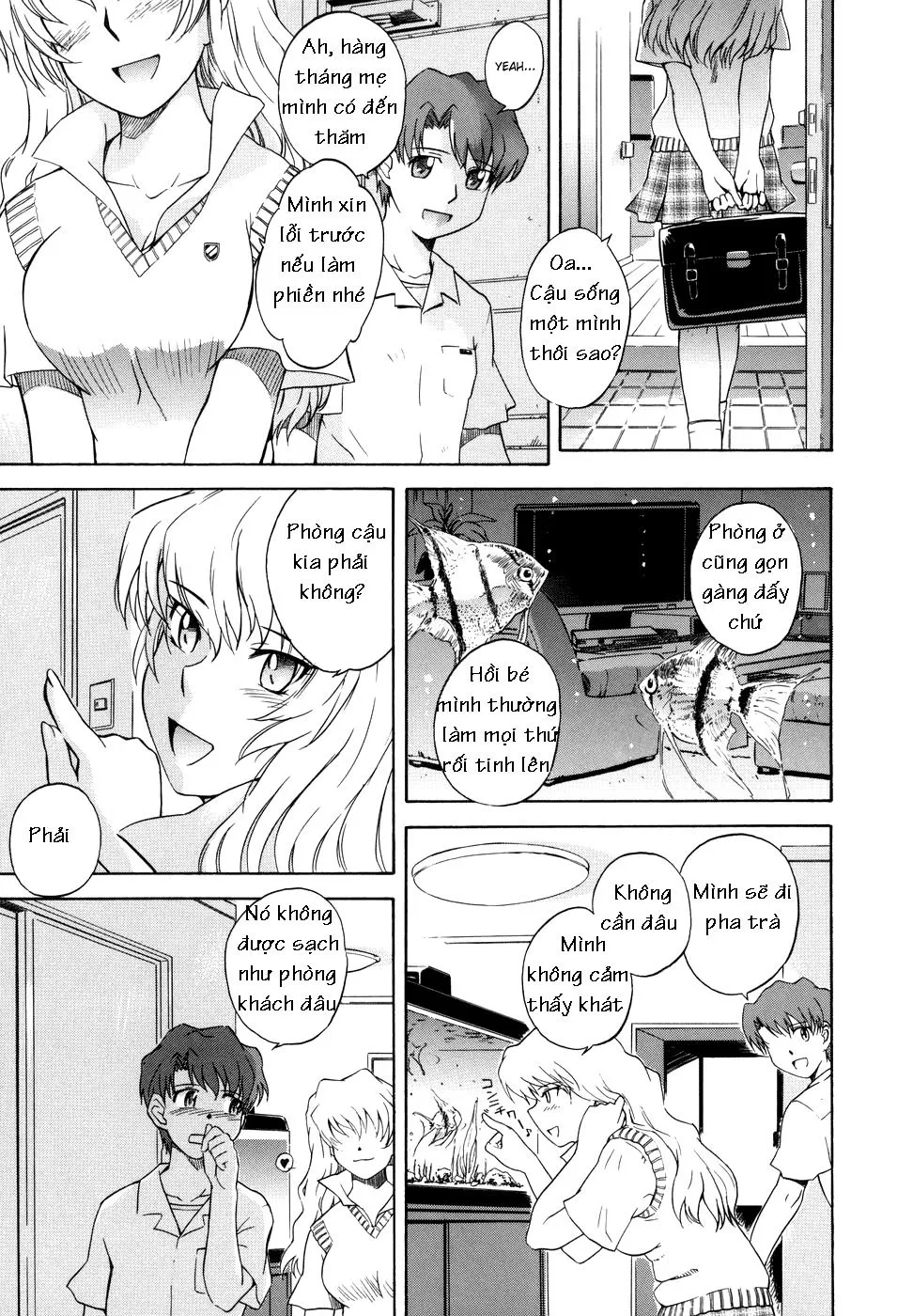 HentaiVN.net - Ảnh 5 - ♭38℃ Loveberry Twins - Chap 4