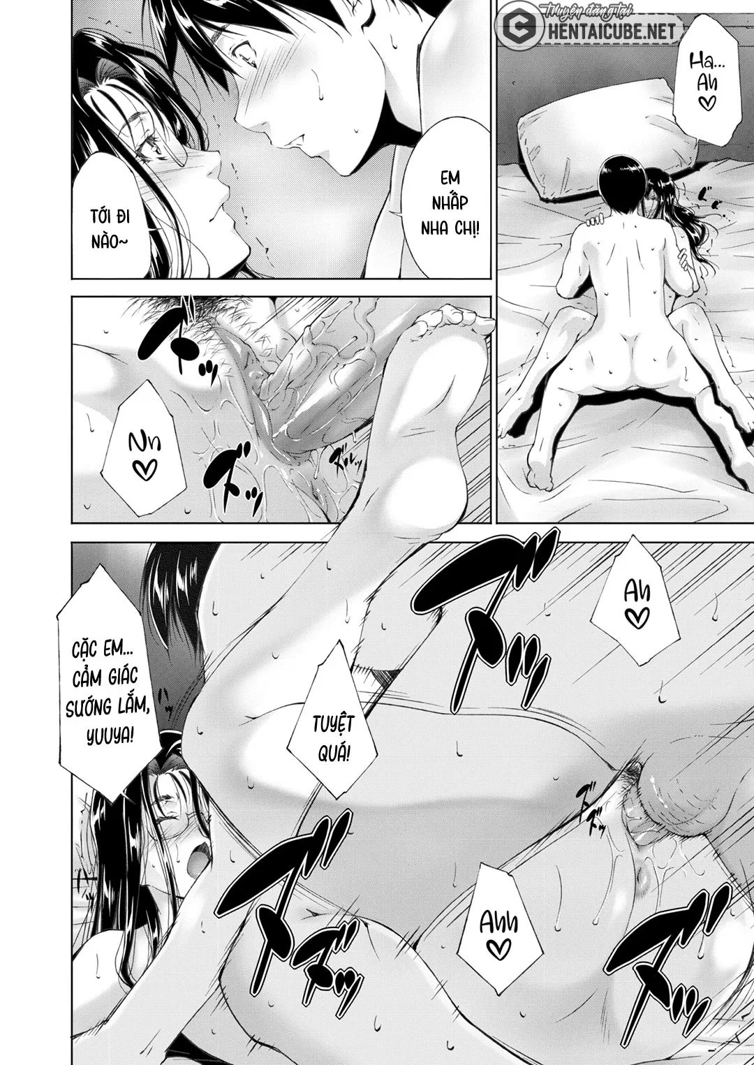 HentaiVN.net - Ảnh 11 - Bài học bí mật của chị gái - Oneshot