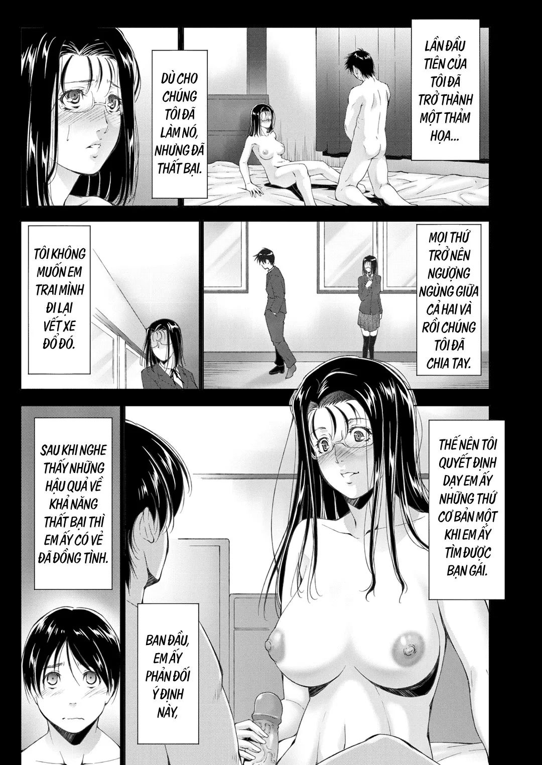 HentaiVN.net - Ảnh 4 - Bài học bí mật của chị gái - Oneshot