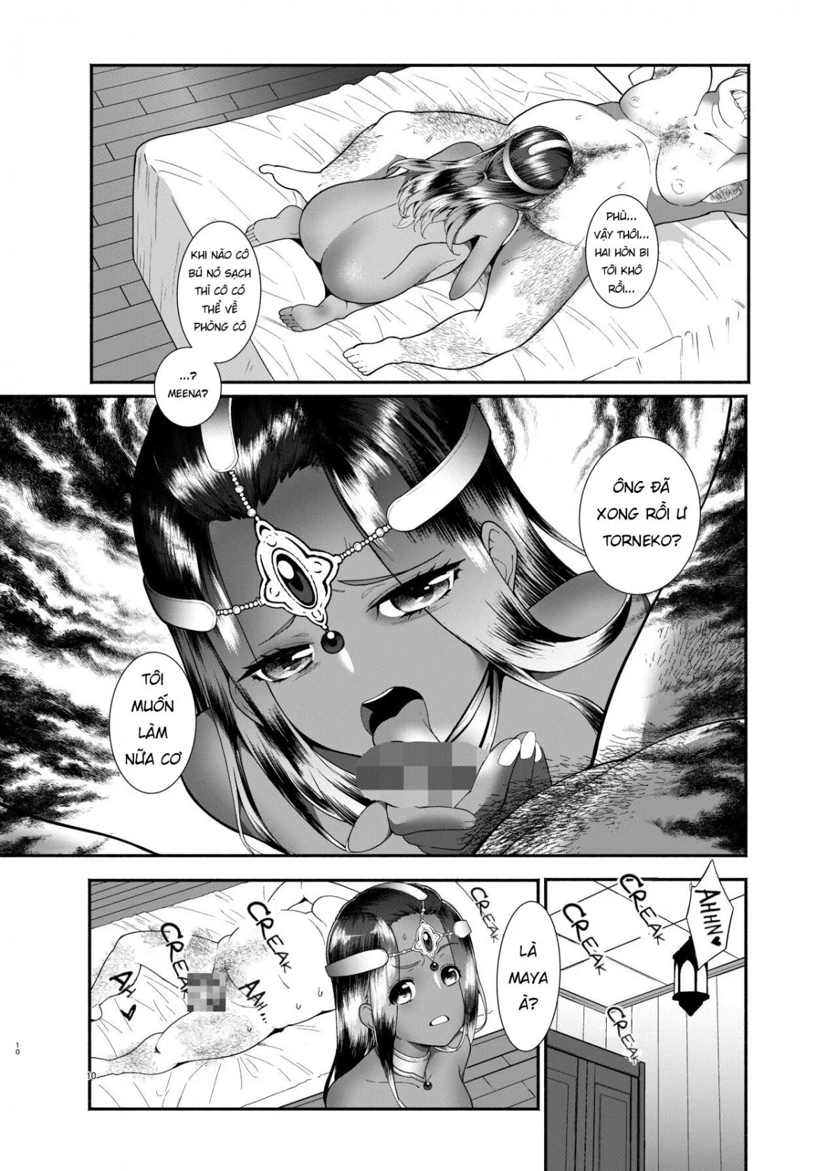 HentaiVN.net - Ảnh 13 - Chị em gái điếm [Mont Barbara no Inran Shimai ; Laissez Fayre Horny Sisters] - Oneshot