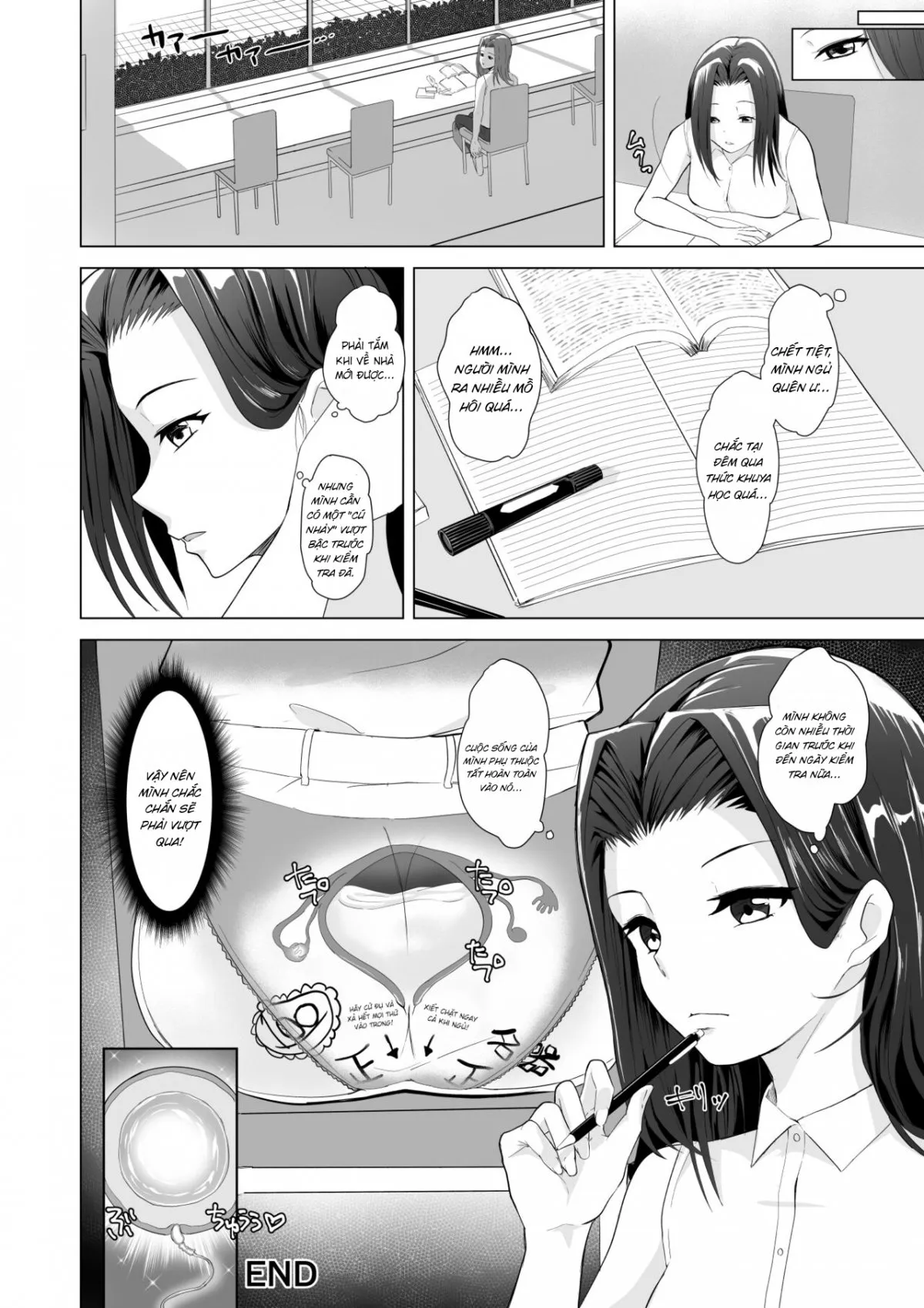 HentaiVN.net - Ảnh 19 - Ngủ ở thư viện [Okinai Ko] - Oneshot