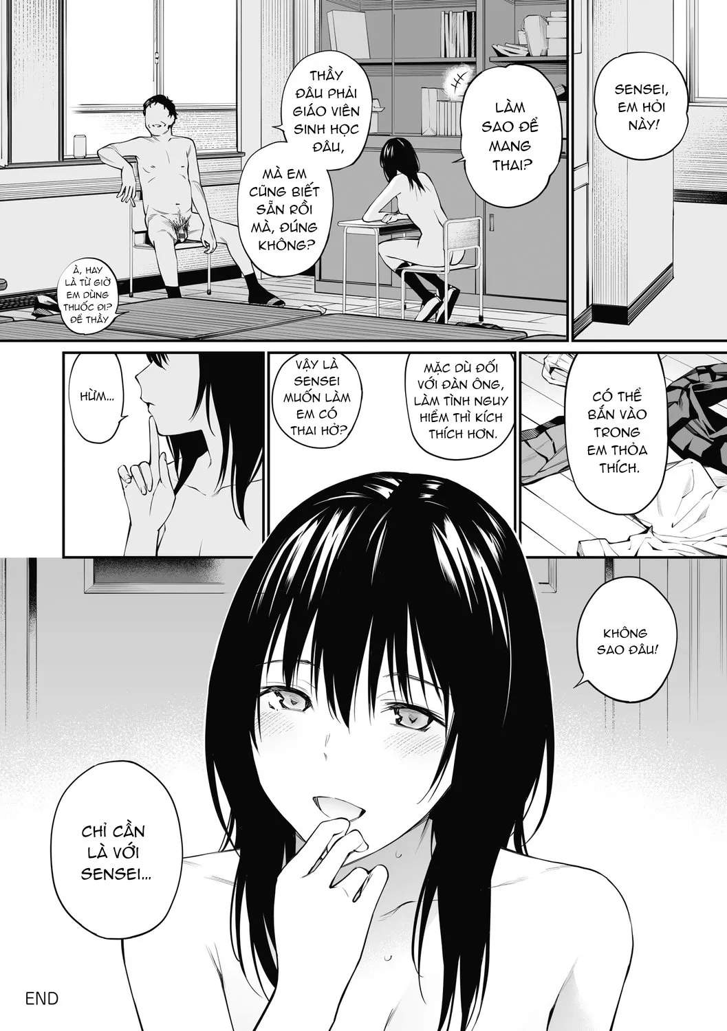 HentaiVN.net - Ảnh 21 - Sensei dattara... [先生だったら...] - Nửa sau