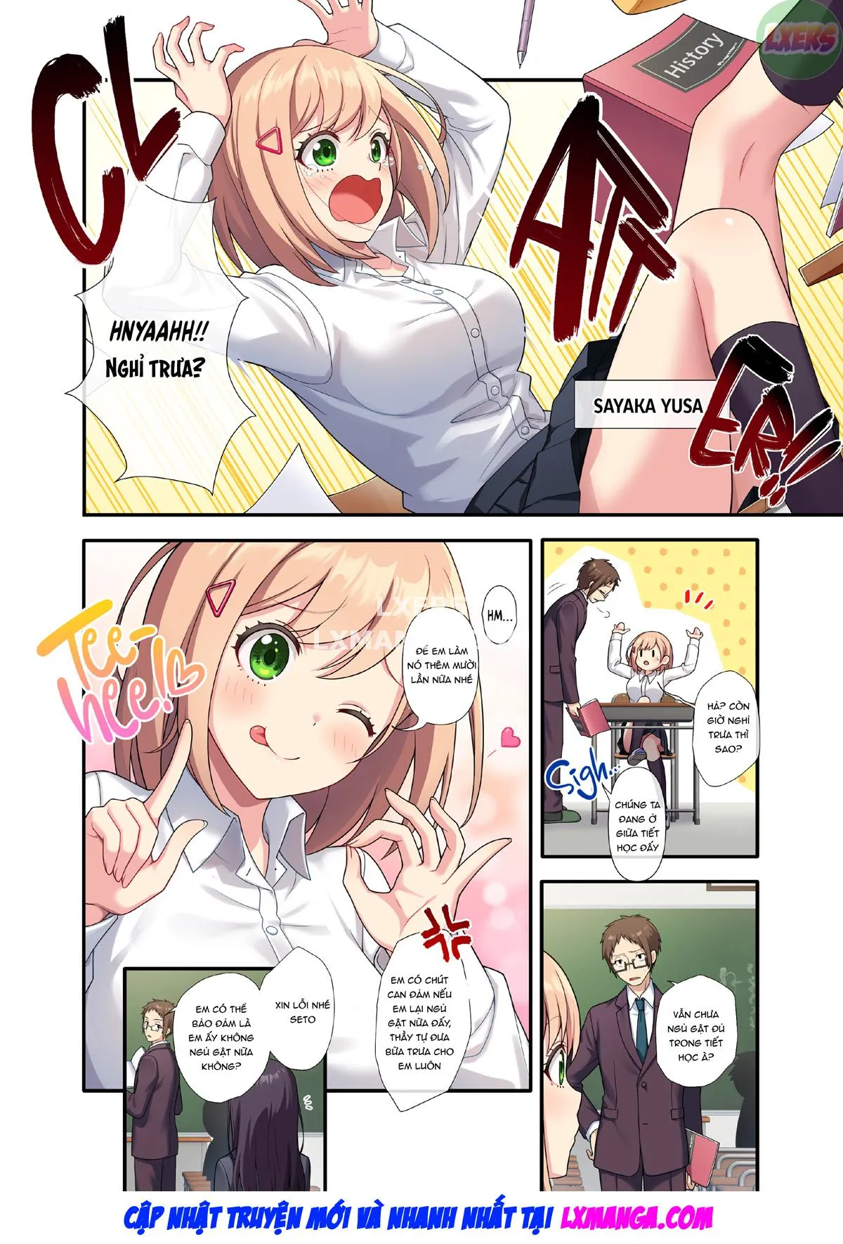 HentaiVN.net - Ảnh 4 - Yuuwaku Sex - Seito to Ayamachi wo Okashita Kyōshi no Ore - Oneshot