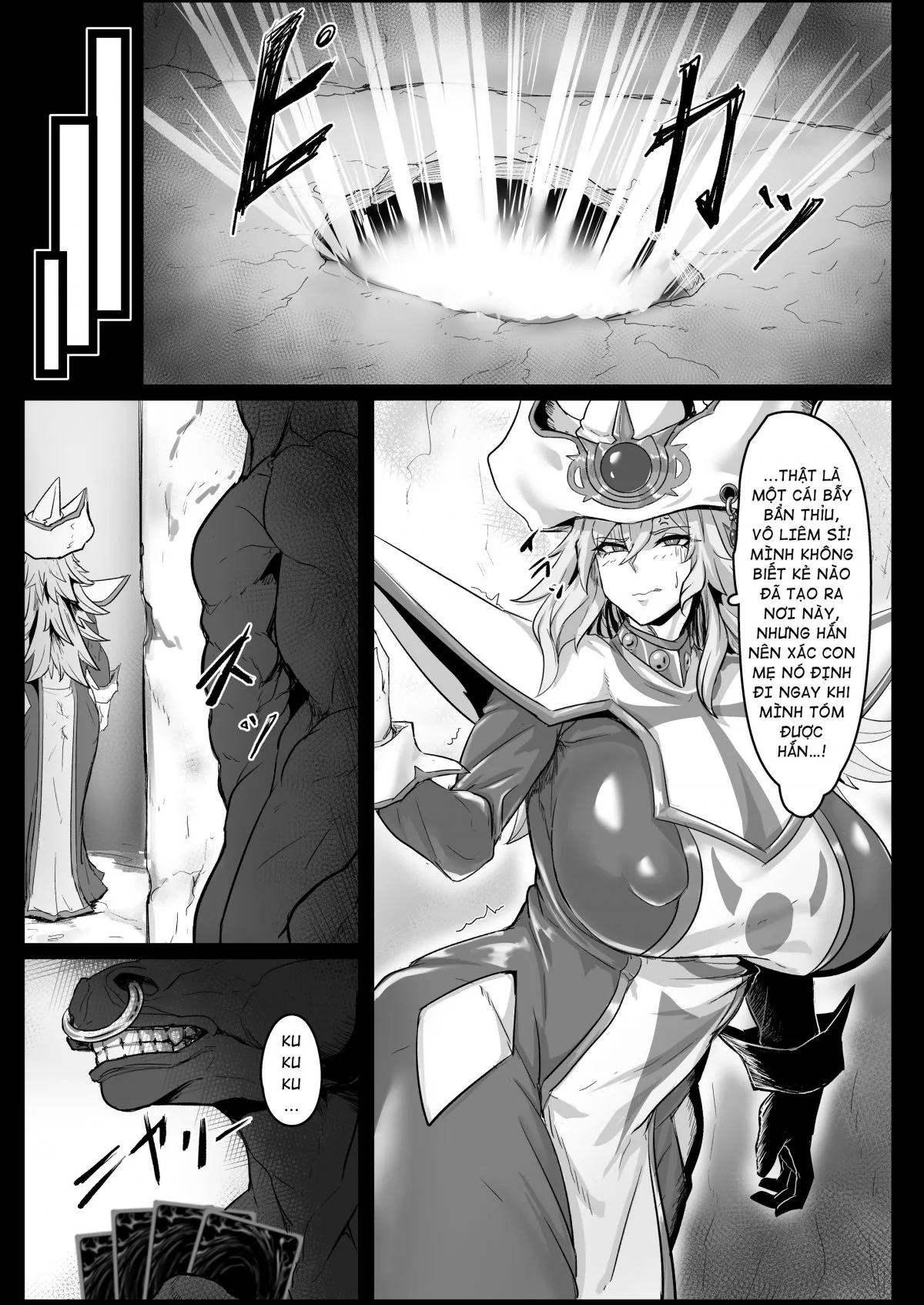 HentaiVN.net - Ảnh 10 - Em phù thuỷ bị anh đầu trâu mặt ngựa đụ tung loz [Direct☆Attack!] - Oneshot