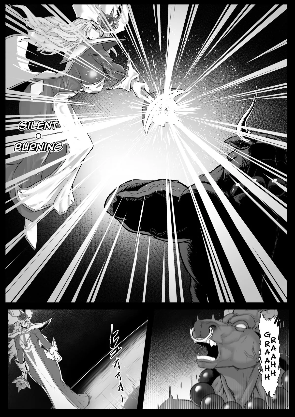 HentaiVN.net - Ảnh 4 - Em phù thuỷ bị anh đầu trâu mặt ngựa đụ tung loz [Direct☆Attack!] - Oneshot