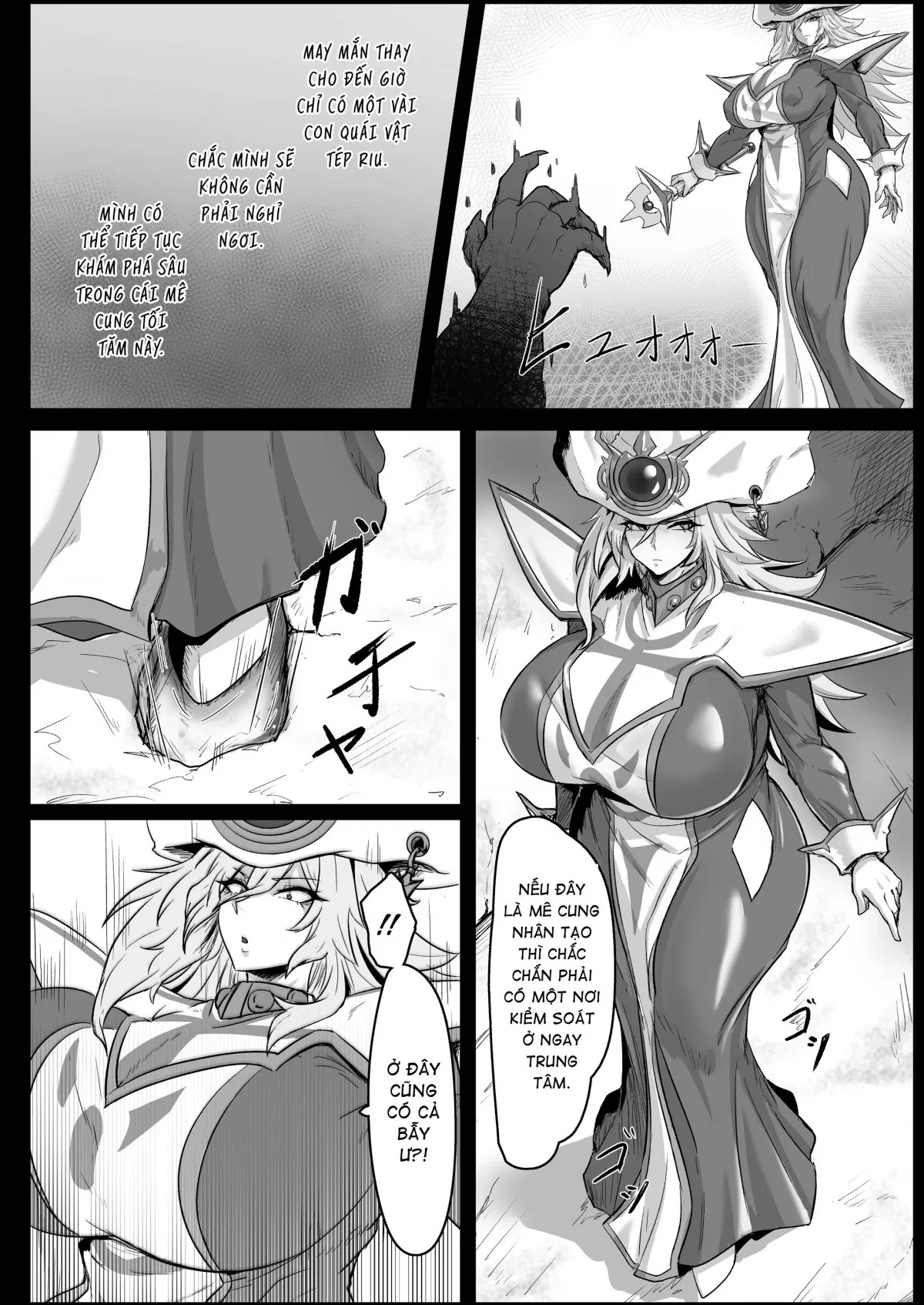 HentaiVN.net - Ảnh 7 - Em phù thuỷ bị anh đầu trâu mặt ngựa đụ tung loz [Direct☆Attack!] - Oneshot