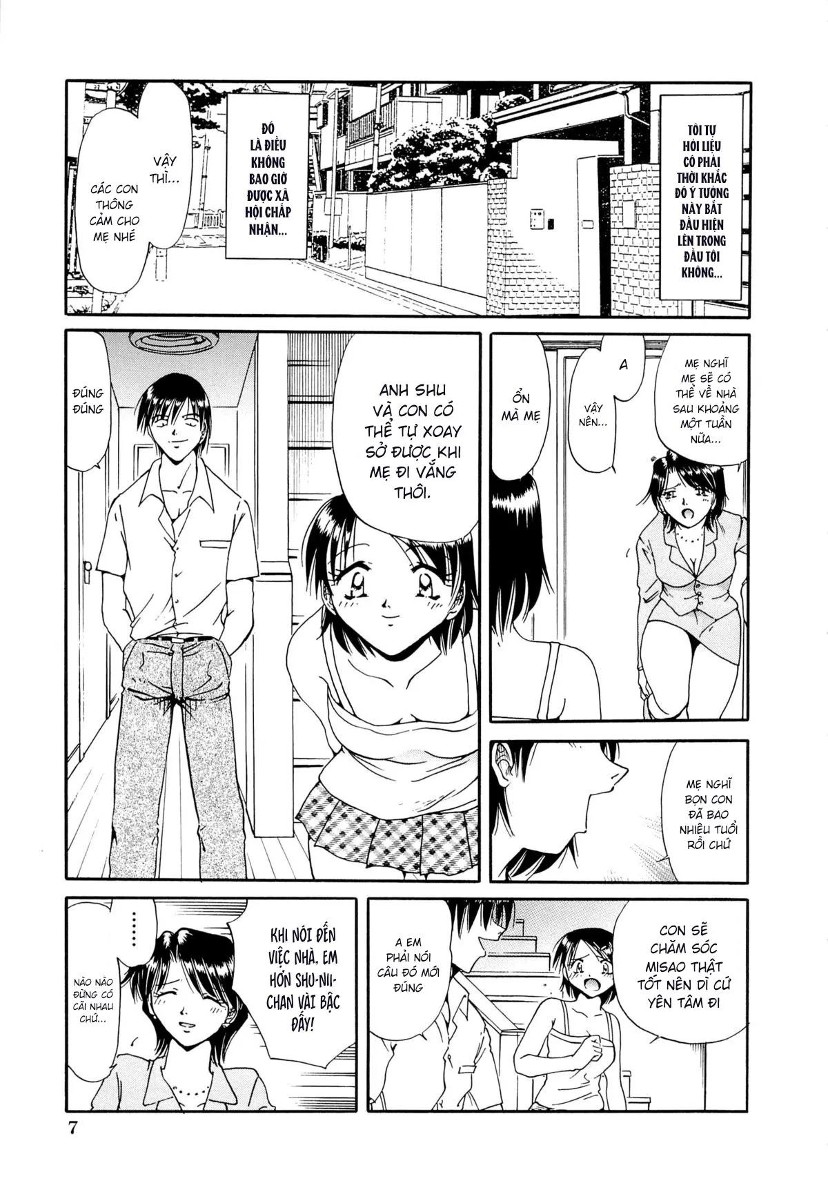 HentaiVN.net - Ảnh 10 - Loạn luân ngục tối [Gokuchuu Soukan] - Chap 1