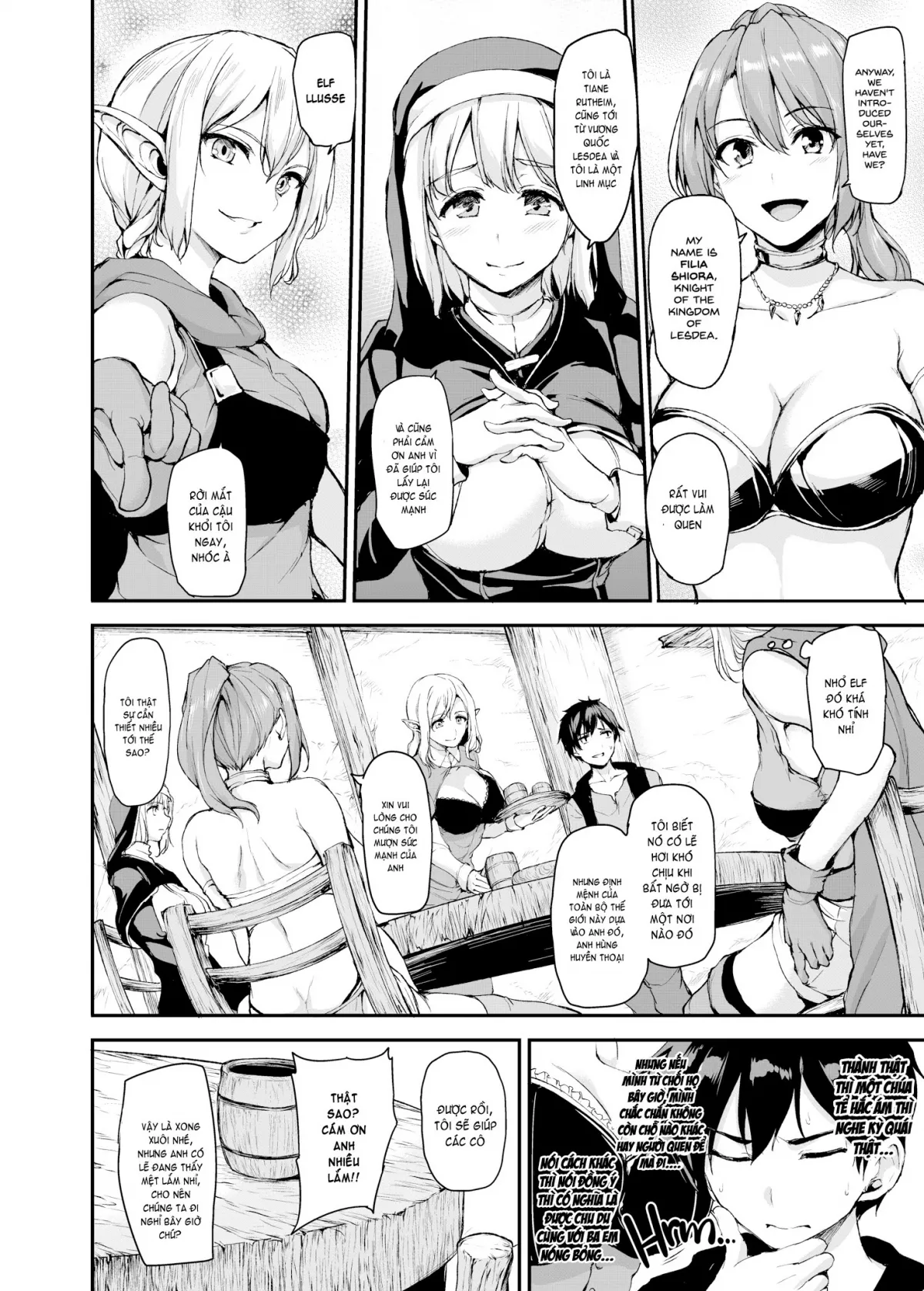 HentaiVN.net - Ảnh 11 - Tales of a Harem in Another World - Chap 1