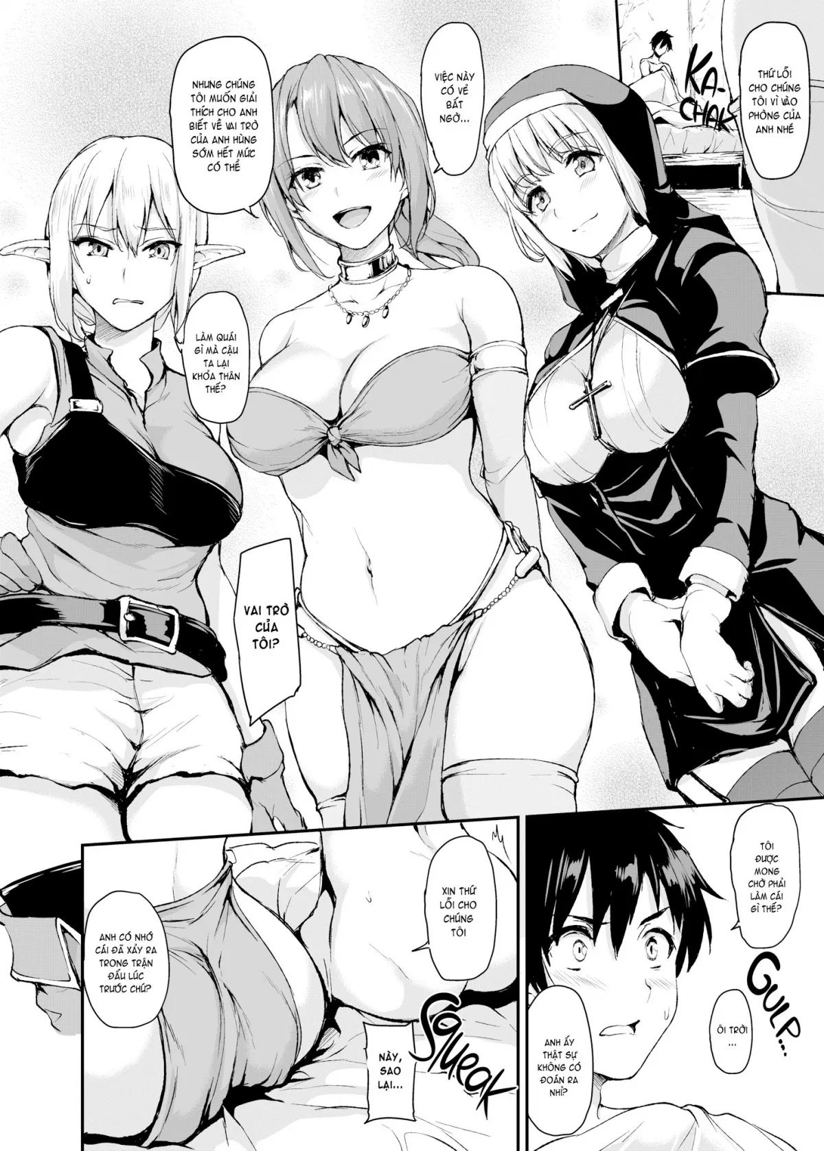 HentaiVN.net - Ảnh 13 - Tales of a Harem in Another World - Chap 1