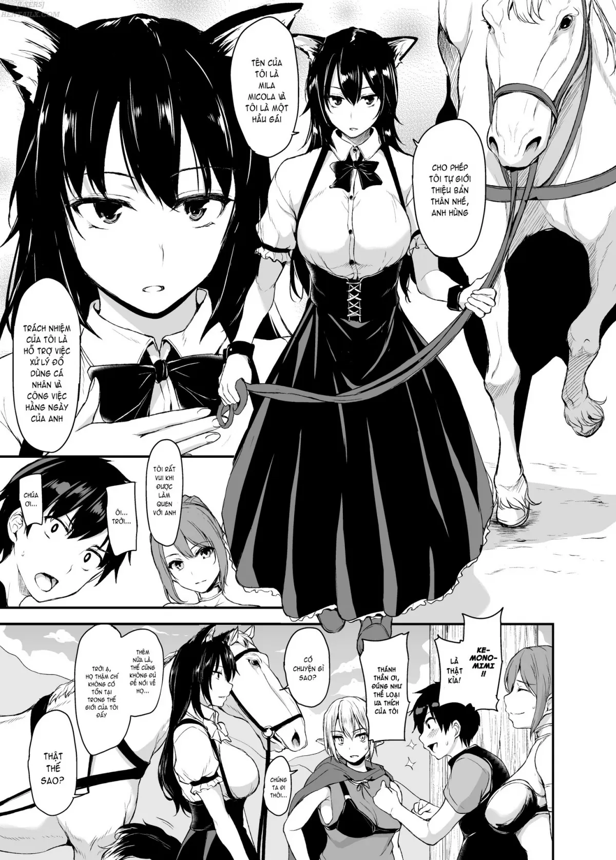 HentaiVN.net - Ảnh 4 - Tales of a Harem in Another World - Chap 2