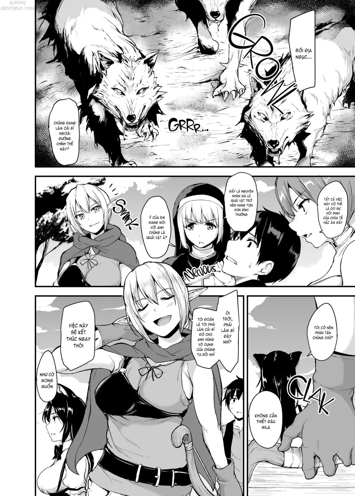 HentaiVN.net - Ảnh 7 - Tales of a Harem in Another World - Chap 2