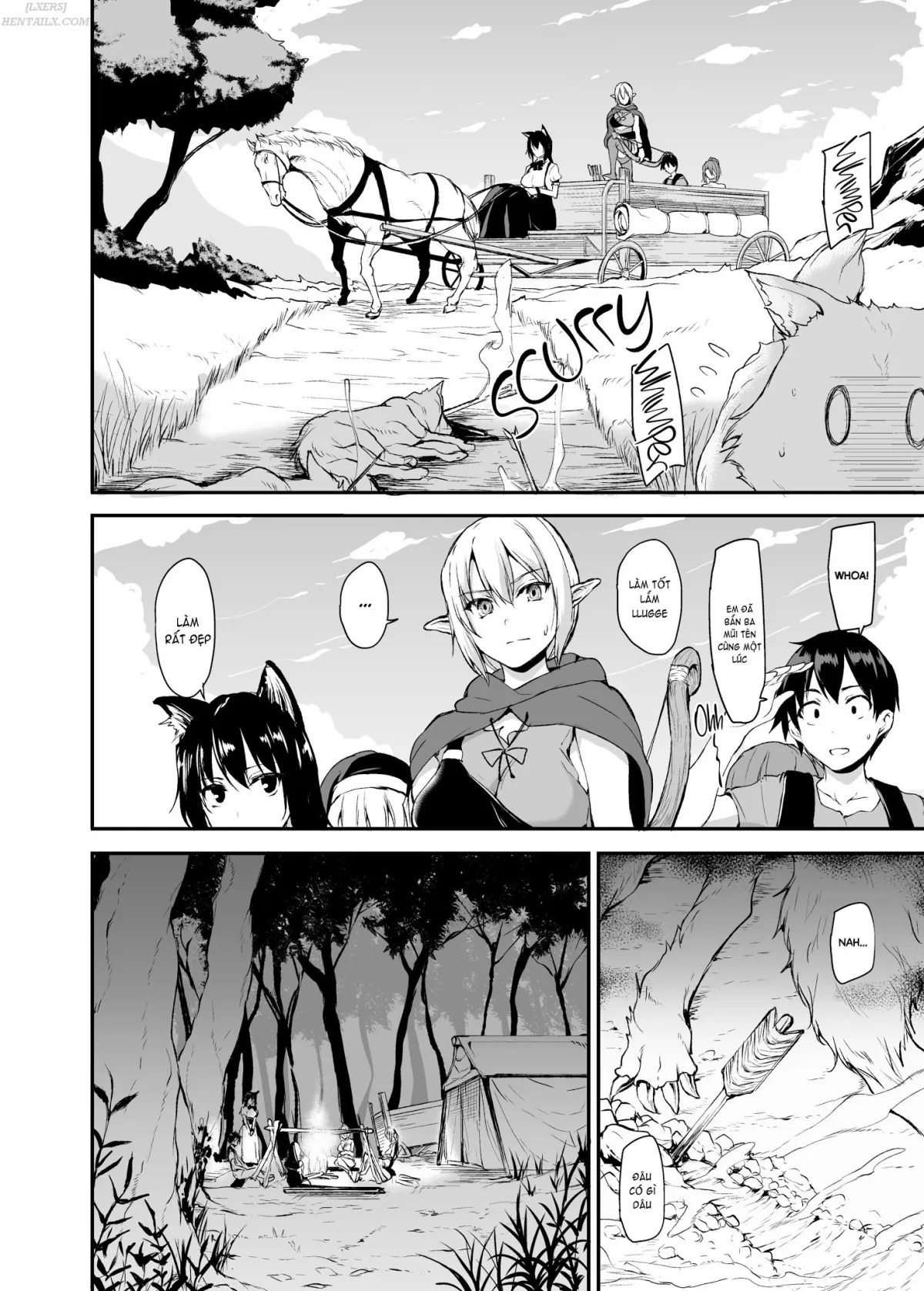 HentaiVN.net - Ảnh 9 - Tales of a Harem in Another World - Chap 2