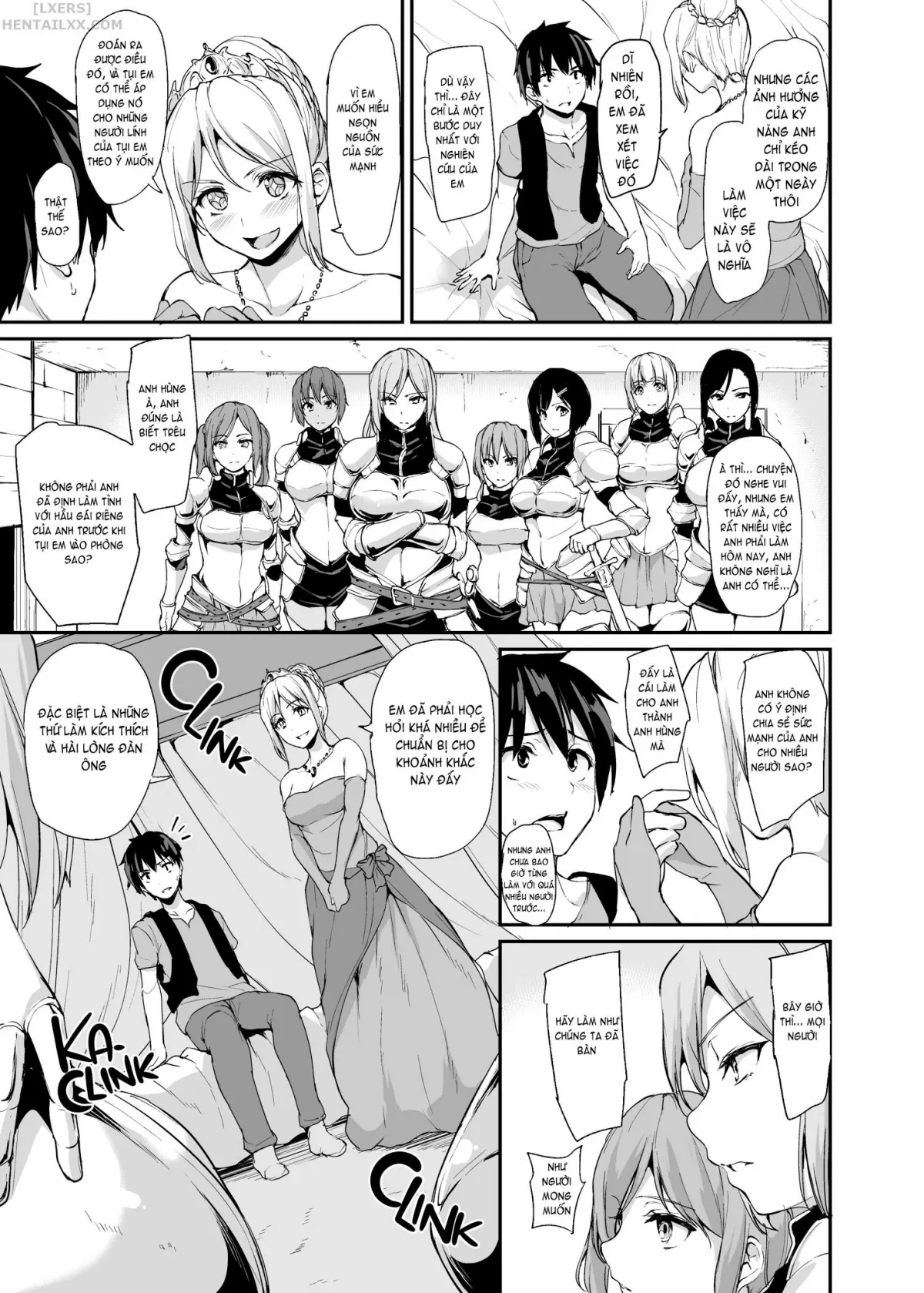 HentaiVN.net - Ảnh 13 - Tales of a Harem in Another World - Chap 3 - Creampie the Lady Knights!