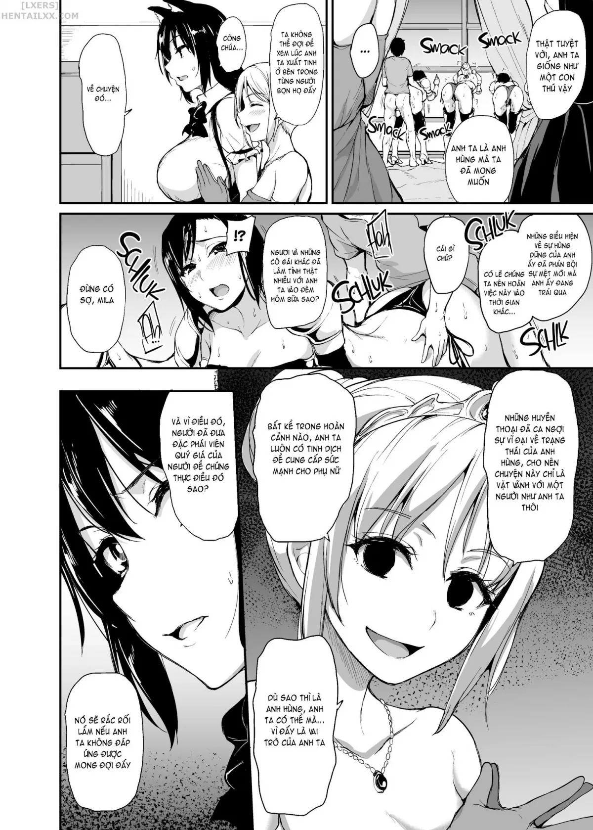 HentaiVN.net - Ảnh 25 - Tales of a Harem in Another World - Chap 3 - Creampie the Lady Knights!