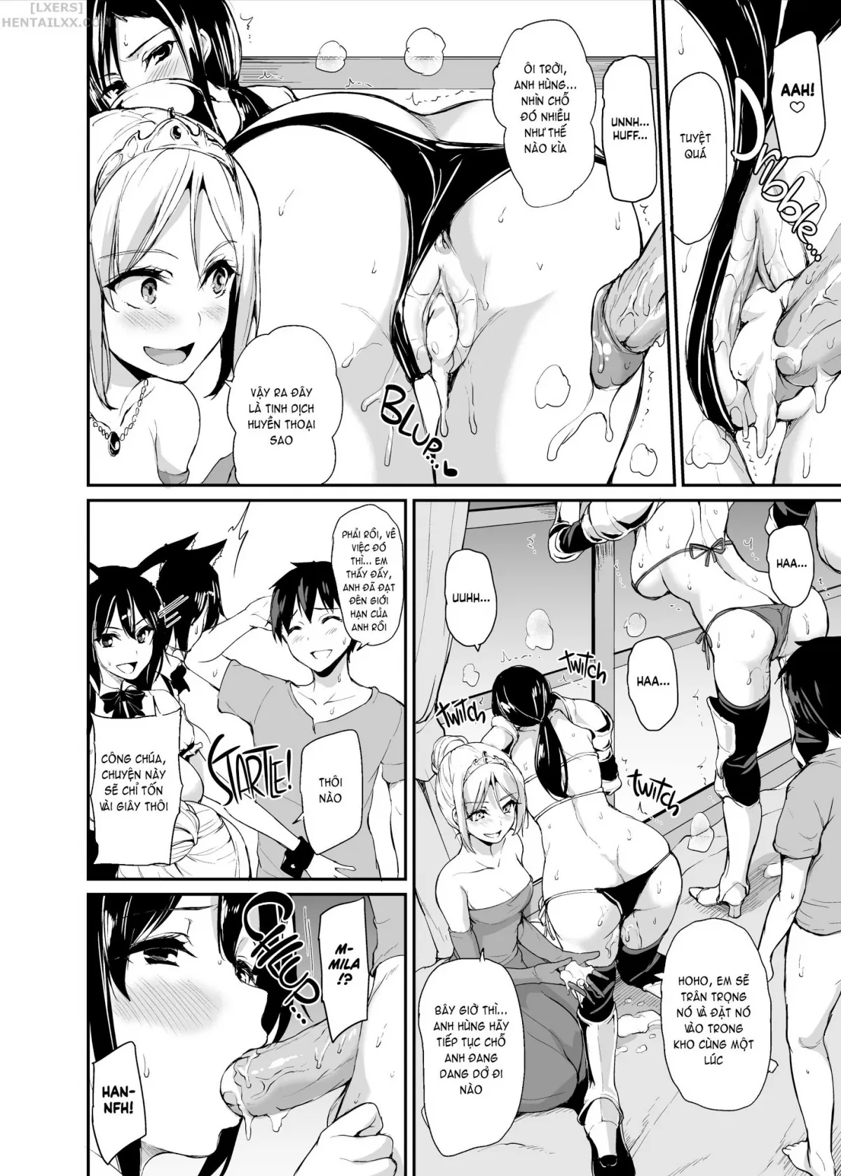 HentaiVN.net - Ảnh 27 - Tales of a Harem in Another World - Chap 3 - Creampie the Lady Knights!