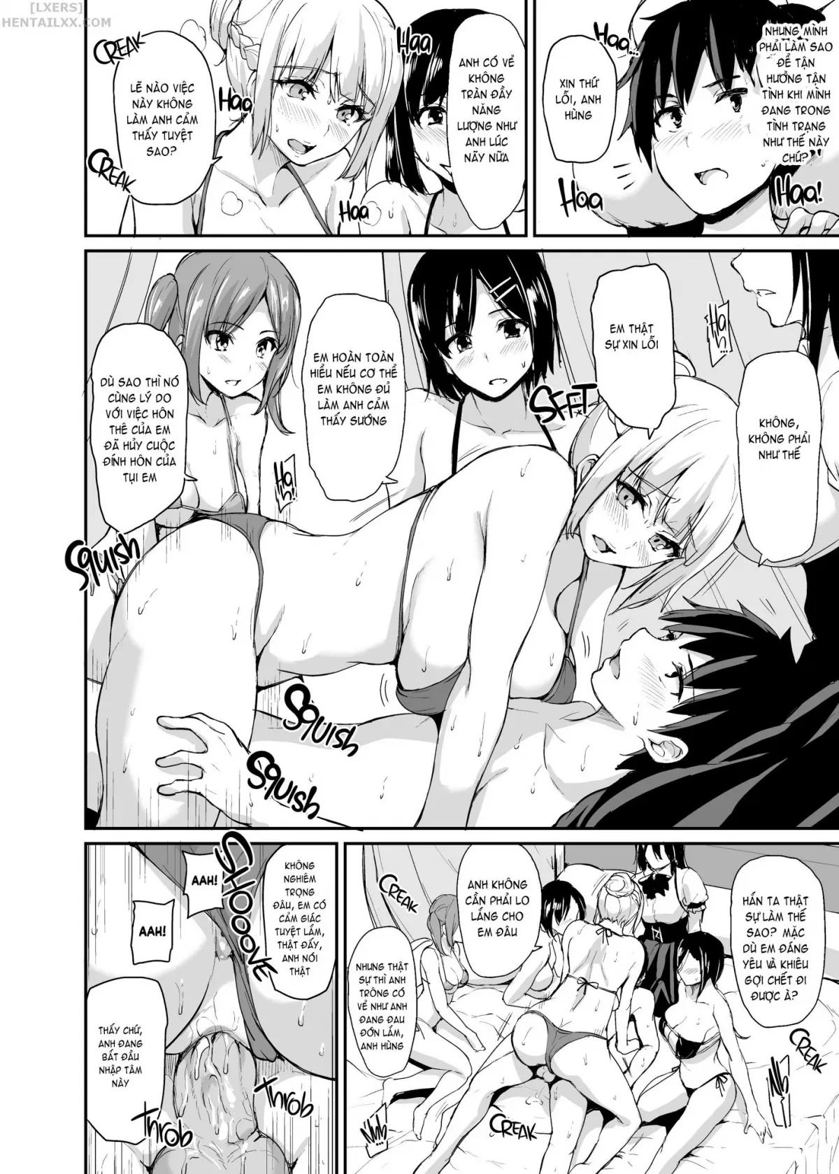 HentaiVN.net - Ảnh 31 - Tales of a Harem in Another World - Chap 3 - Creampie the Lady Knights!