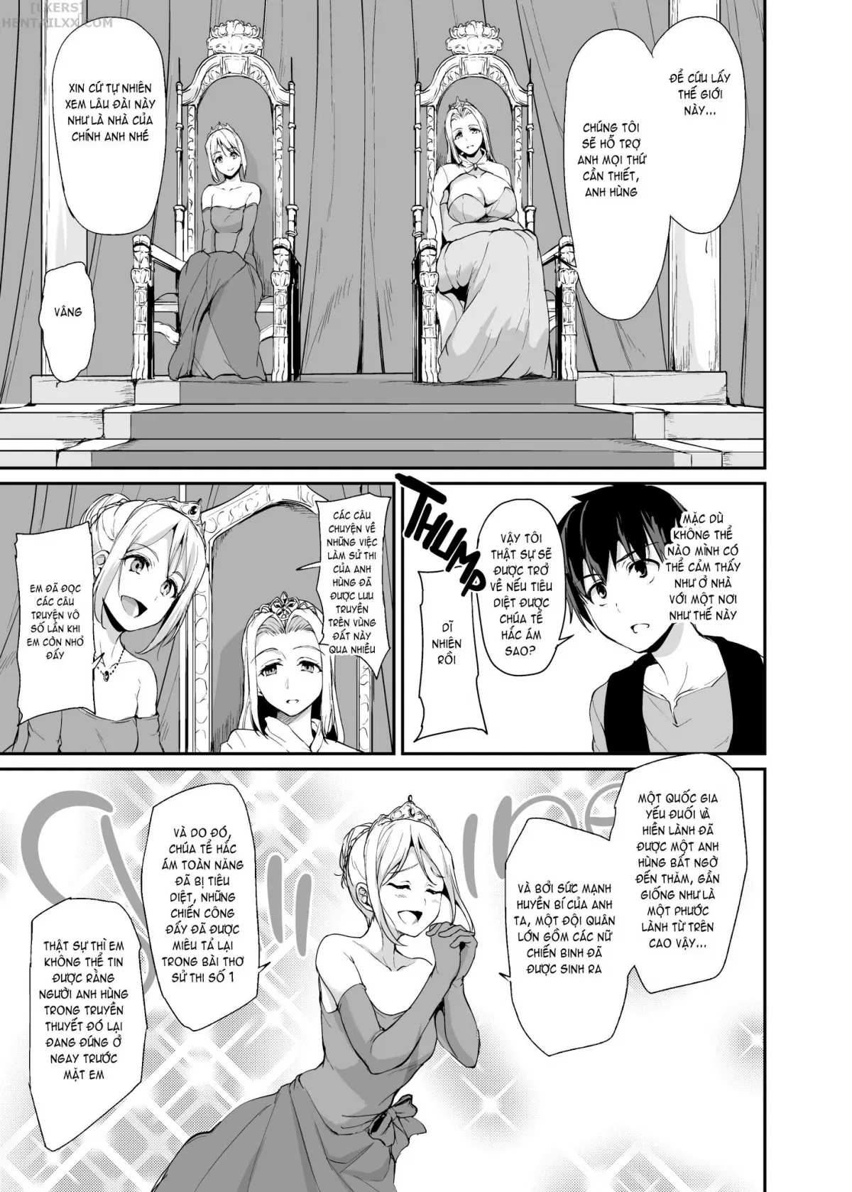 HentaiVN.net - Ảnh 7 - Tales of a Harem in Another World - Chap 3 - Creampie the Lady Knights!