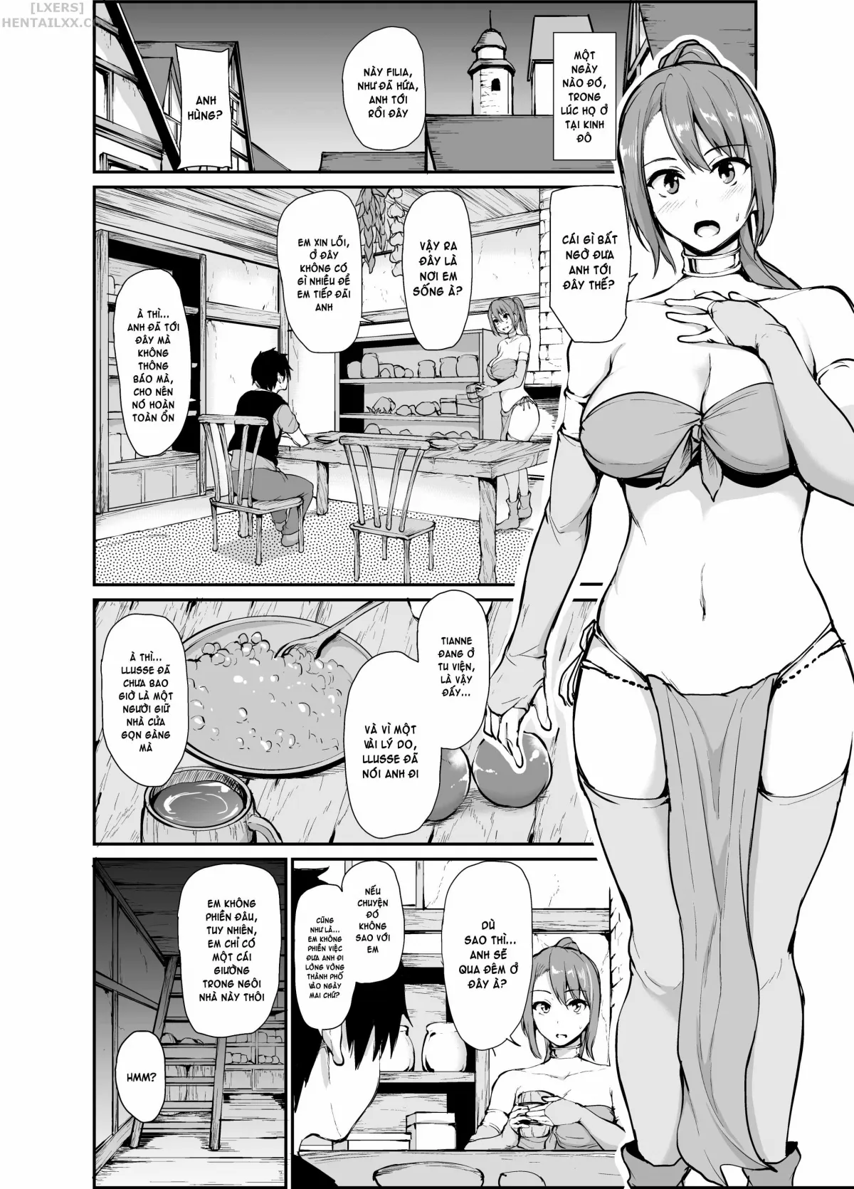 HentaiVN.net - Ảnh 5 - Tales of a Harem in Another World - Chap 3.5