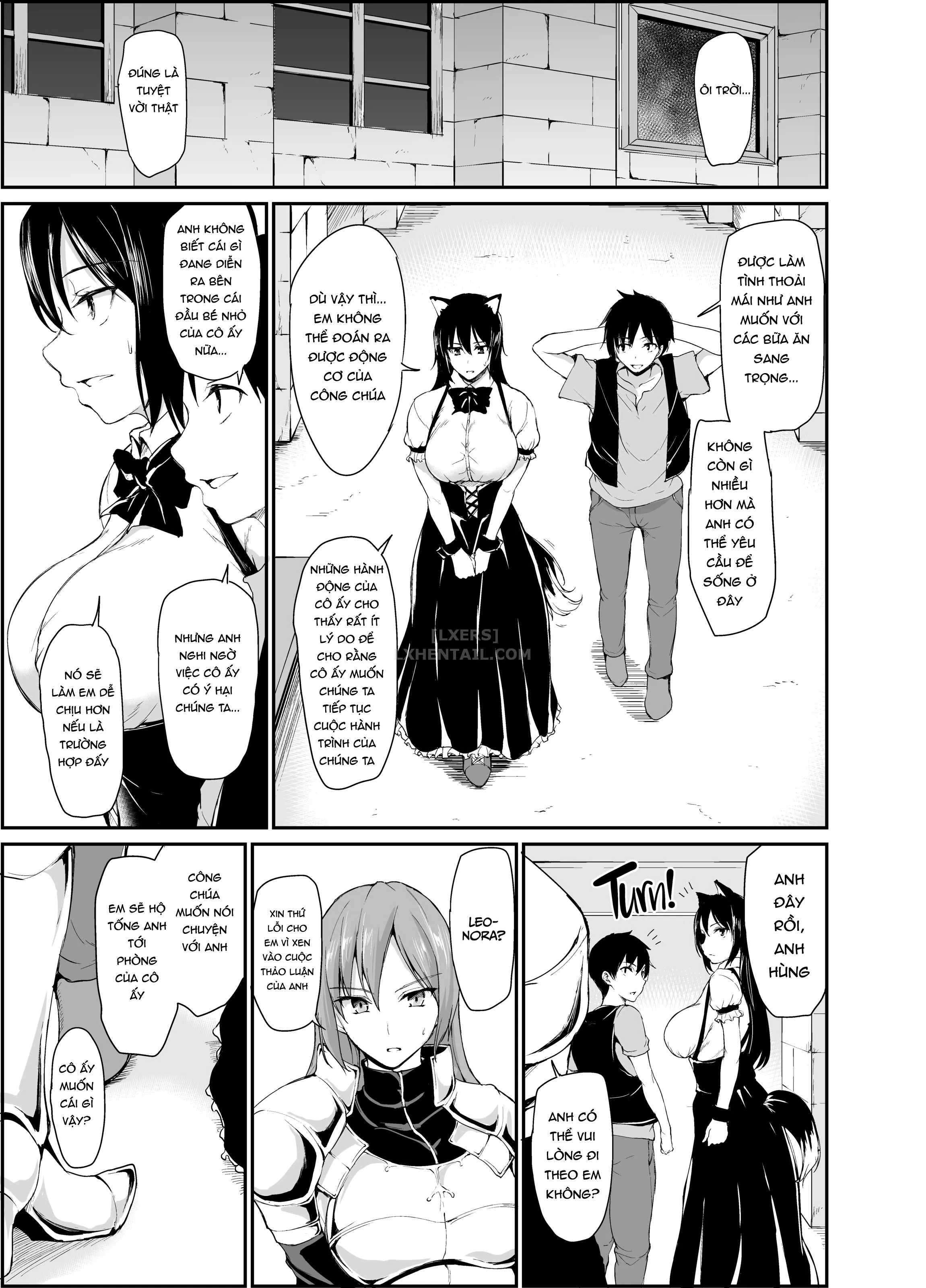 HentaiVN.net - Ảnh 12 - Tales of a Harem in Another World - Chap 4 - Opulence and Beauty!? Orgy in the Queens Chamber!