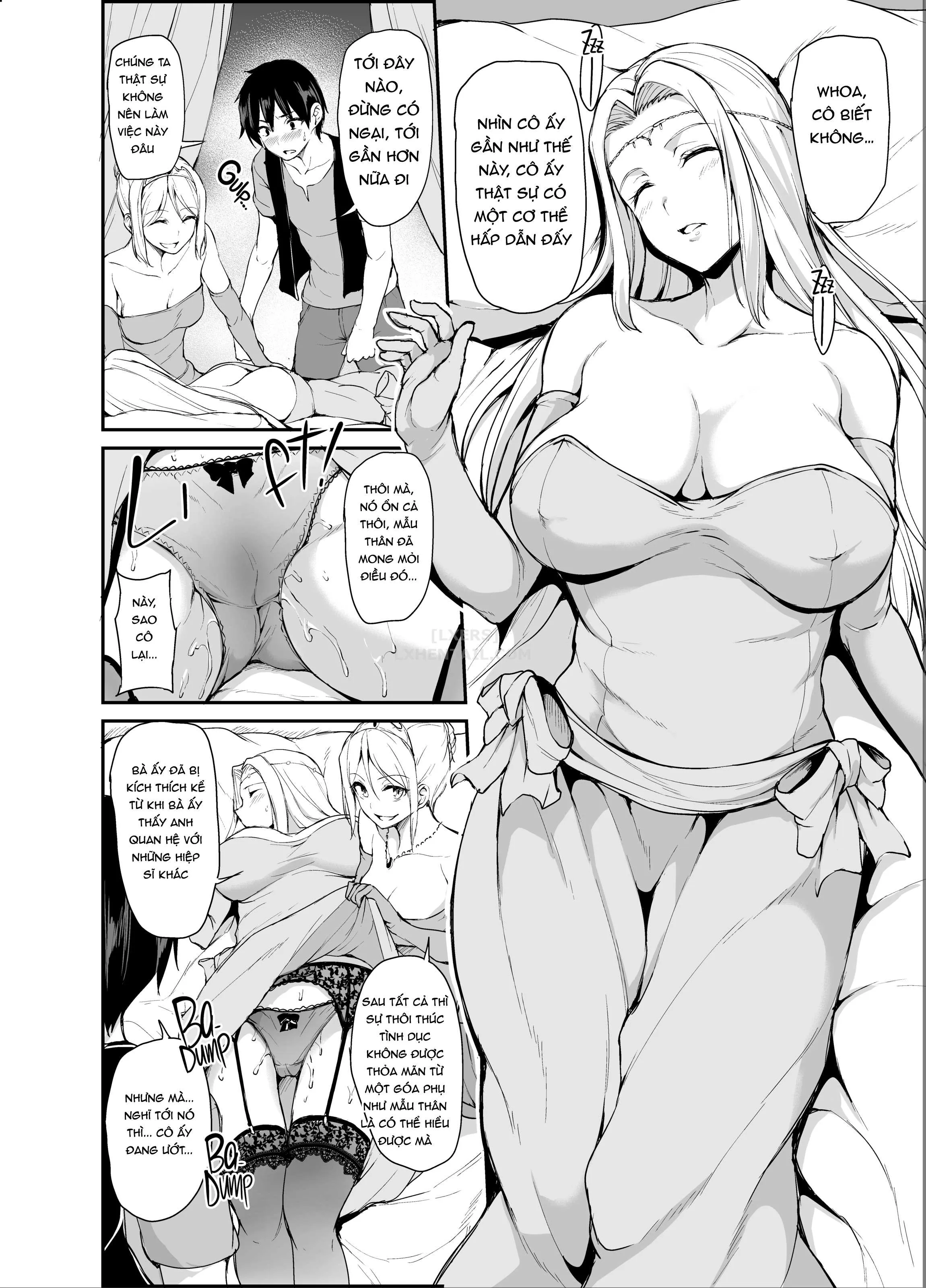 HentaiVN.net - Ảnh 15 - Tales of a Harem in Another World - Chap 4 - Opulence and Beauty!? Orgy in the Queens Chamber!