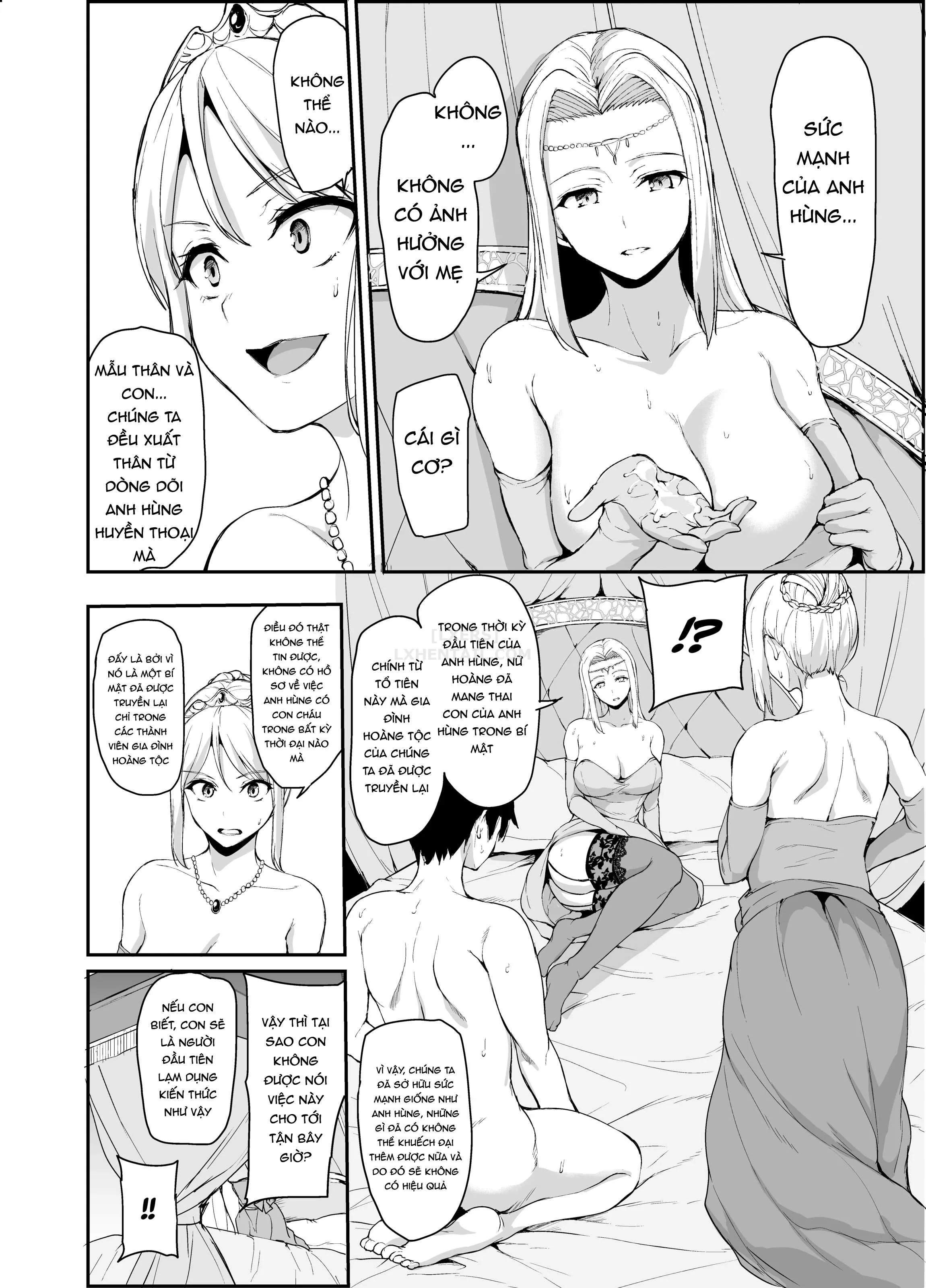 HentaiVN.net - Ảnh 23 - Tales of a Harem in Another World - Chap 4 - Opulence and Beauty!? Orgy in the Queens Chamber!