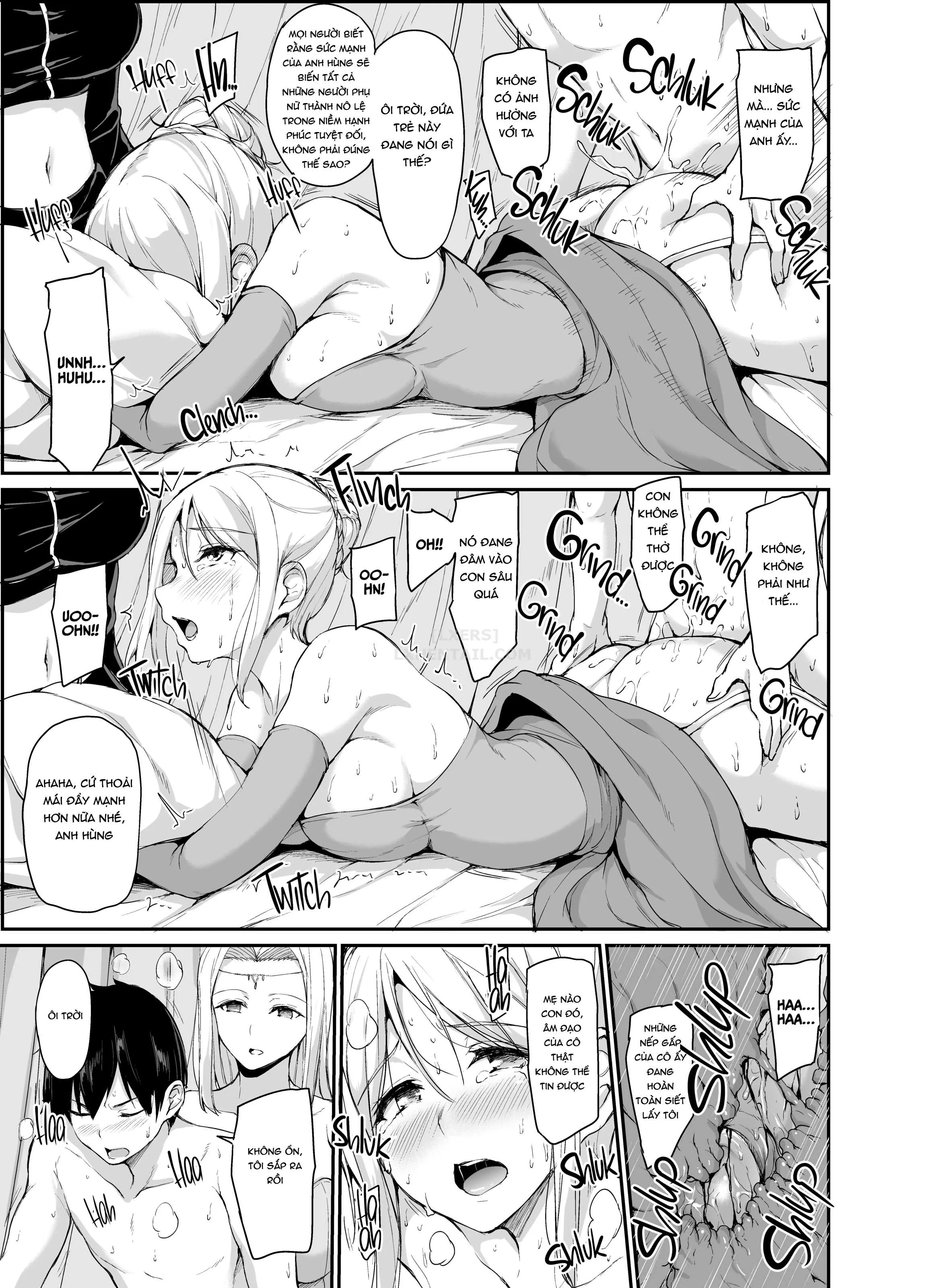 HentaiVN.net - Ảnh 28 - Tales of a Harem in Another World - Chap 4 - Opulence and Beauty!? Orgy in the Queens Chamber!