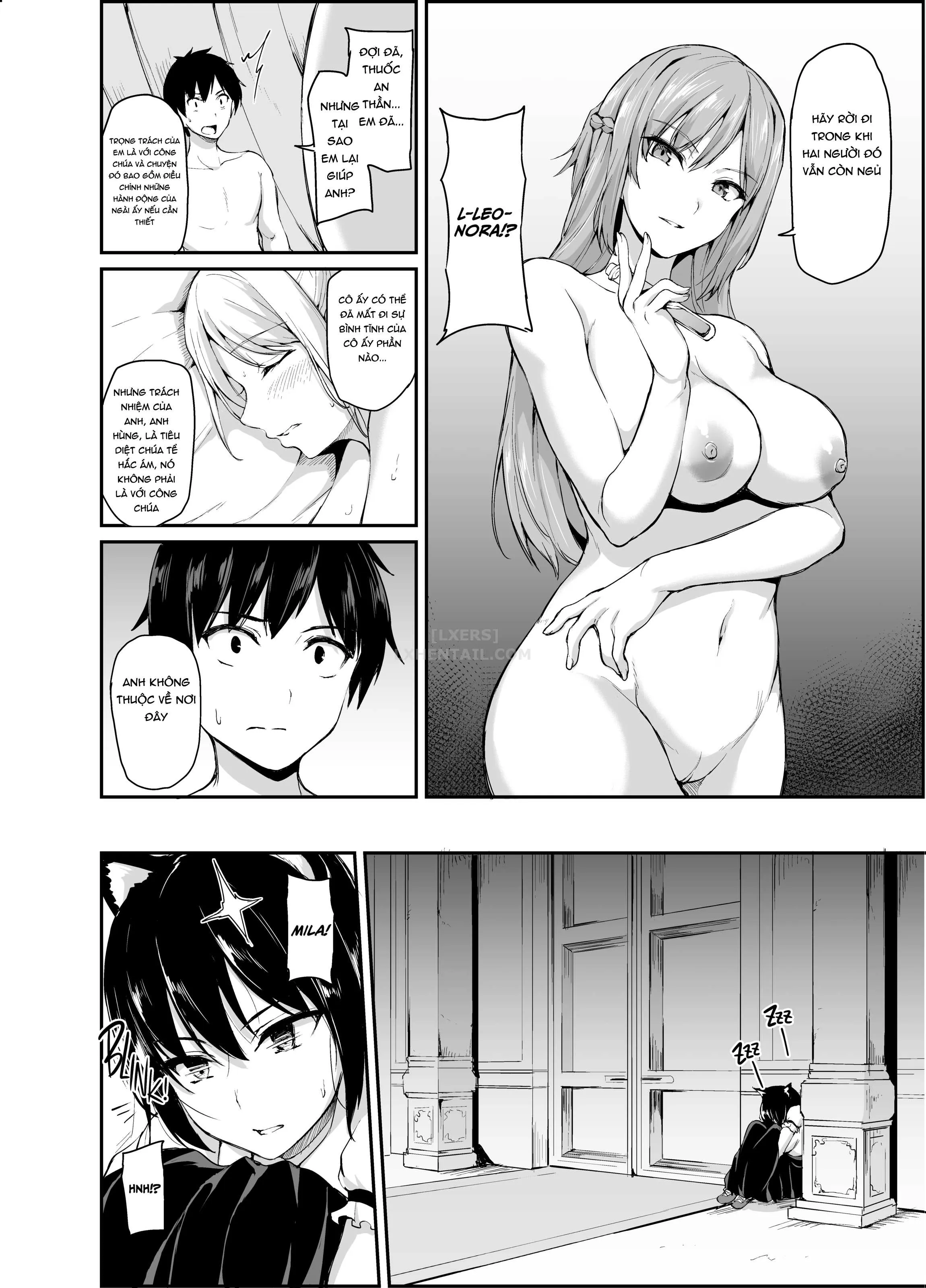HentaiVN.net - Ảnh 53 - Tales of a Harem in Another World - Chap 4 - Opulence and Beauty!? Orgy in the Queens Chamber!