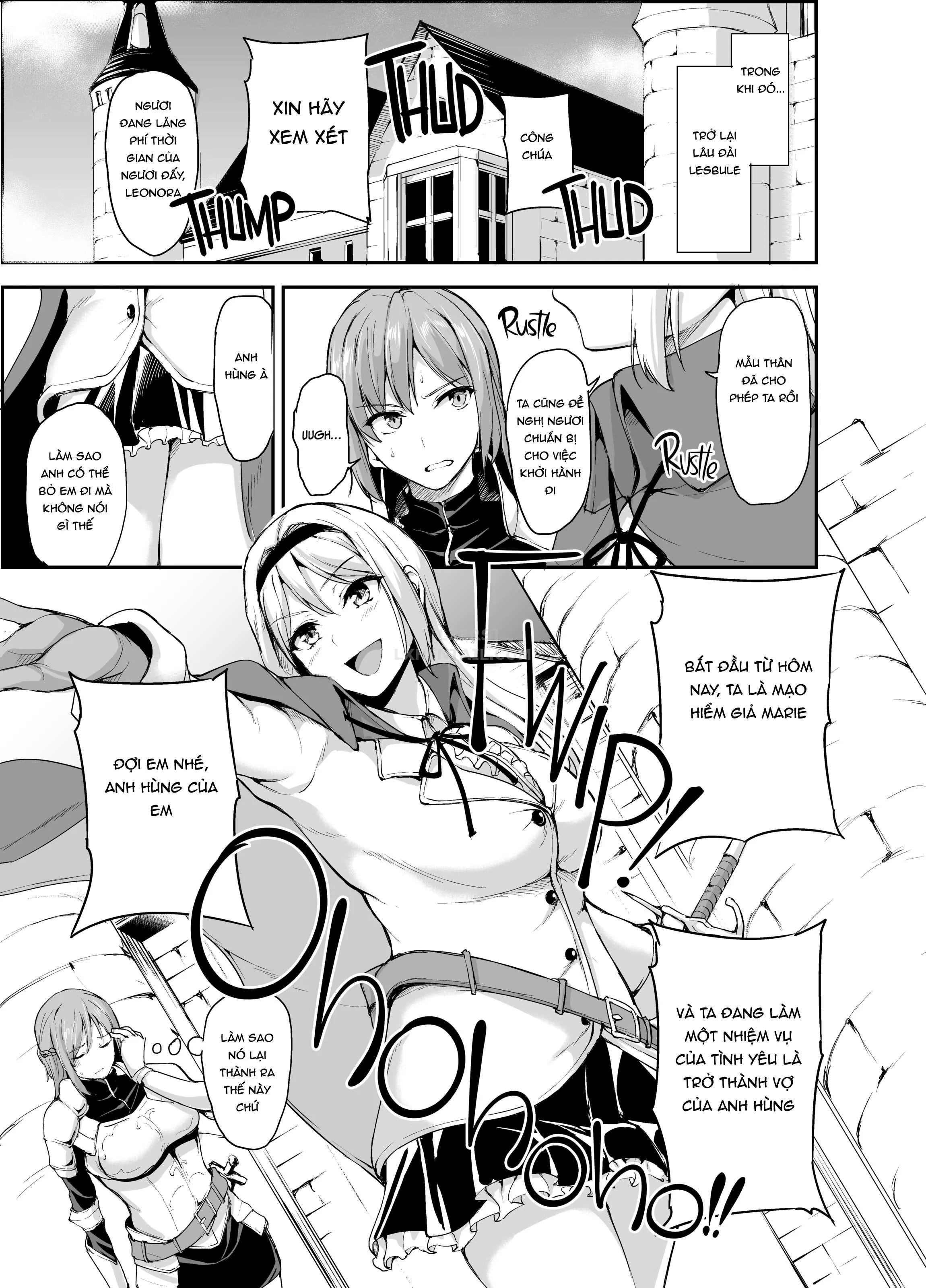 HentaiVN.net - Ảnh 56 - Tales of a Harem in Another World - Chap 4 - Opulence and Beauty!? Orgy in the Queens Chamber!