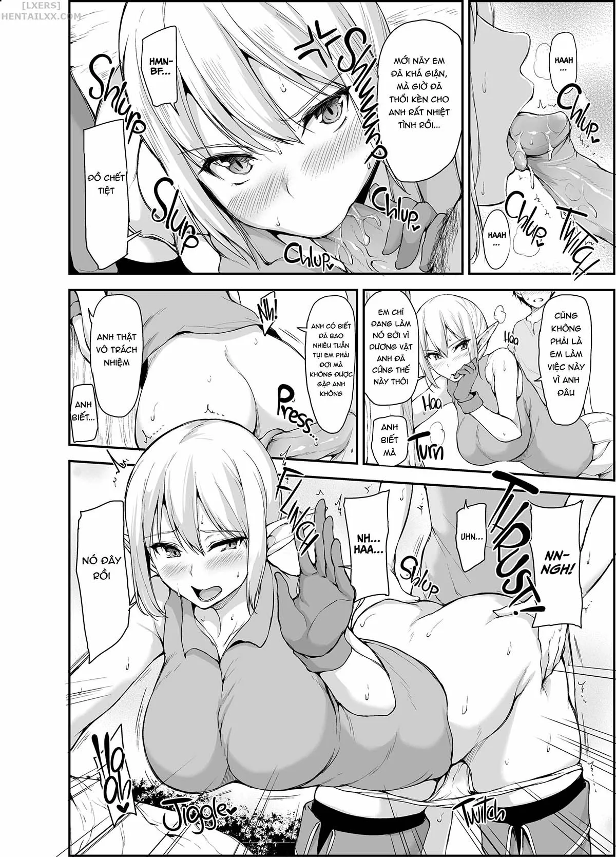 HentaiVN.net - Ảnh 7 - Tales of a Harem in Another World - Chap 4.5
