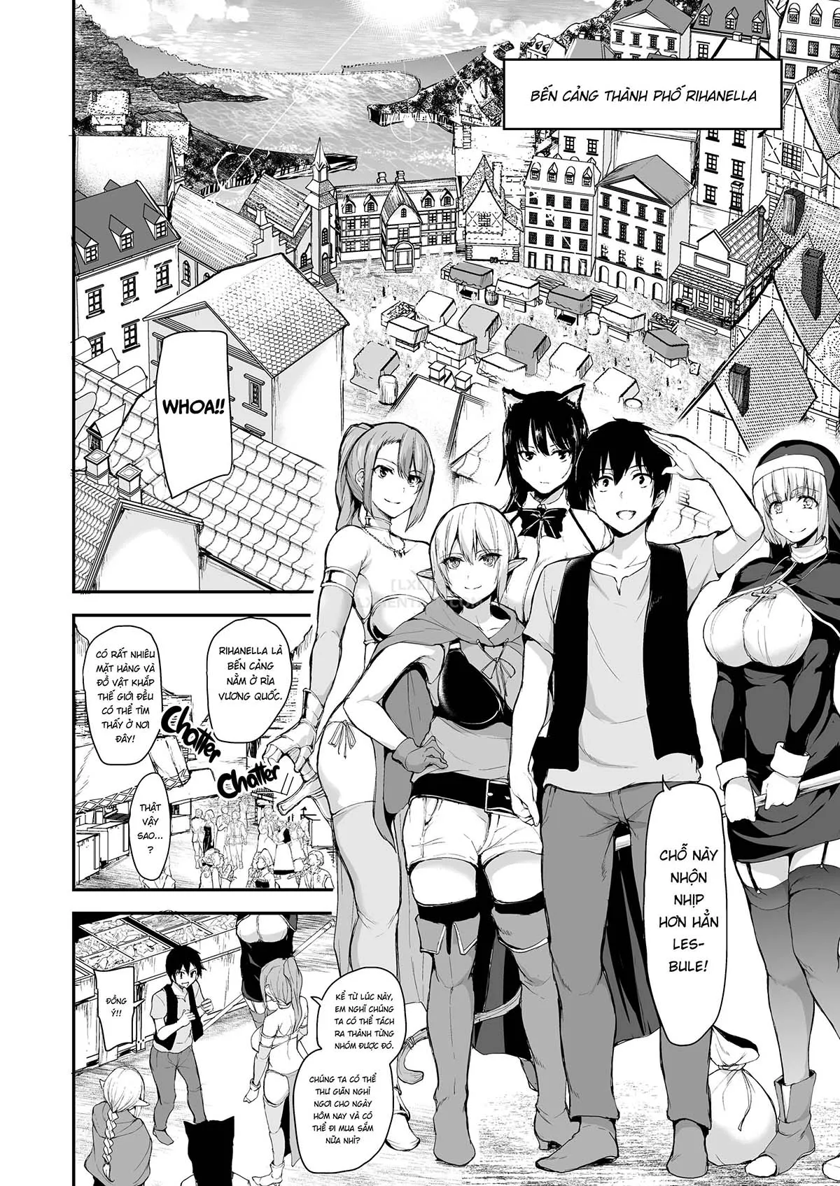 HentaiVN.net - Ảnh 6 - Tales of a Harem in Another World - Chap 5 - Ambushed! The Wild Succubus Sisters Appear!