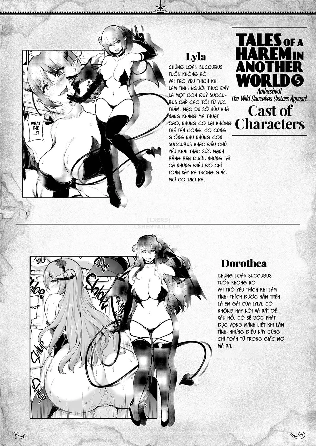HentaiVN.net - Ảnh 63 - Tales of a Harem in Another World - Chap 5 - Ambushed! The Wild Succubus Sisters Appear!