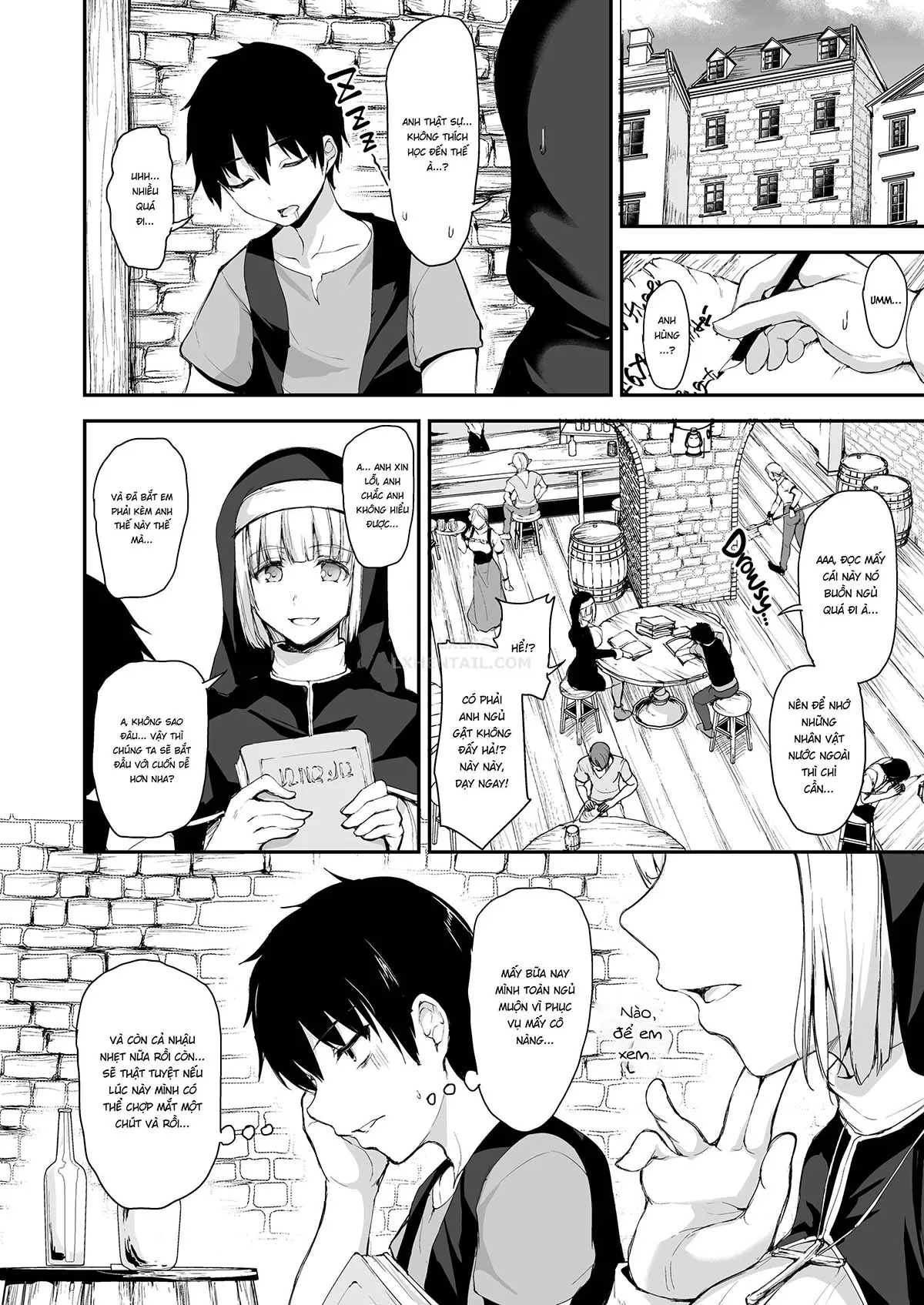 HentaiVN.net - Ảnh 8 - Tales of a Harem in Another World - Chap 5 - Ambushed! The Wild Succubus Sisters Appear!
