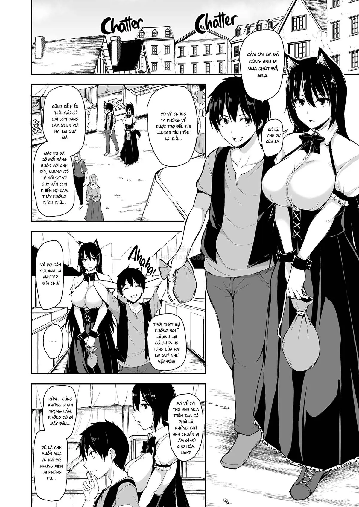 HentaiVN.net - Ảnh 5 - Tales of a Harem in Another World - Chap 5.5