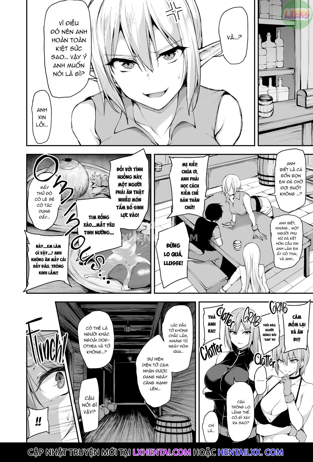 HentaiVN.net - Ảnh 19 - Tales of a Harem in Another World - Chap 7 - Clash! The Vampire Girl Vs. The Haughty Princess