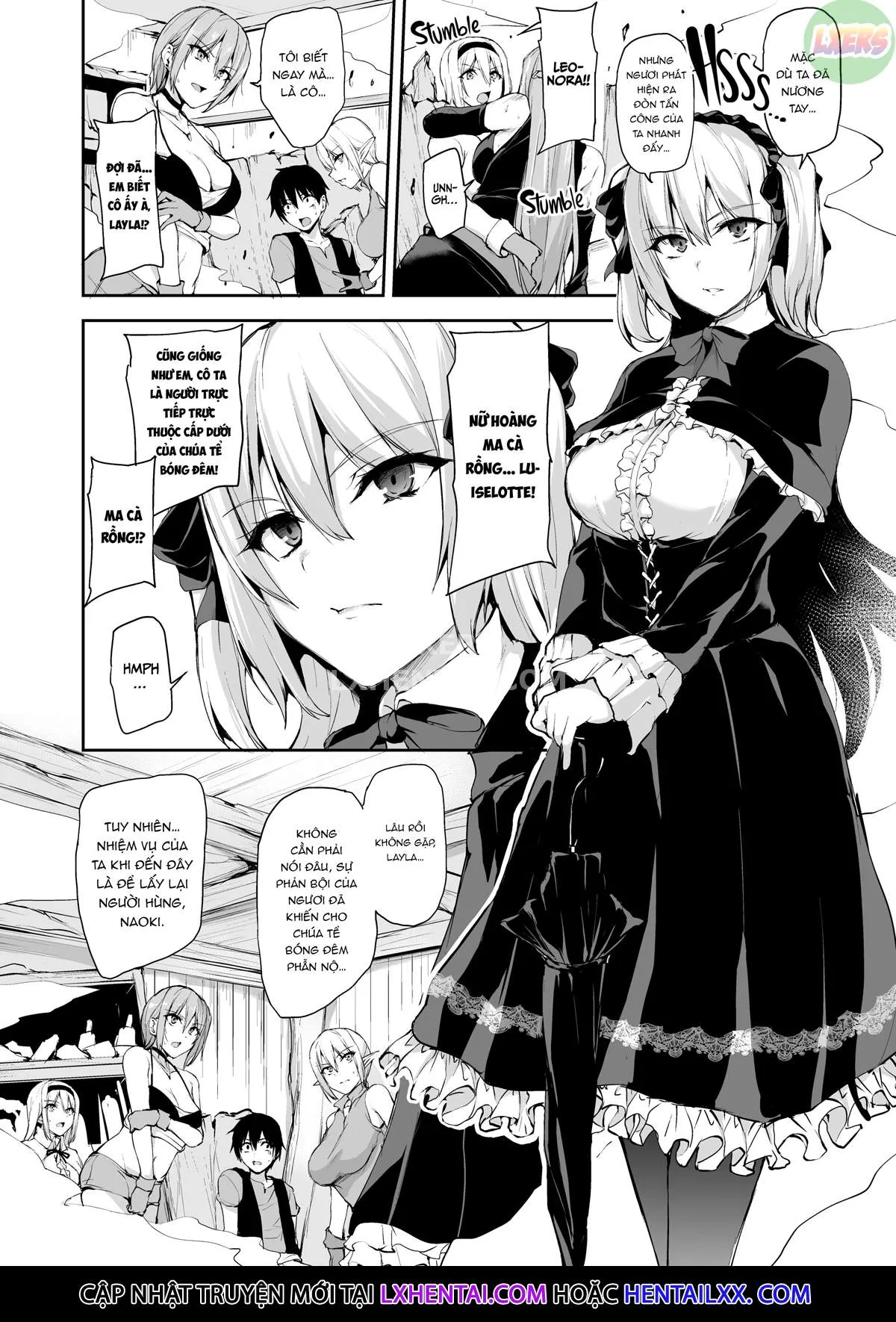 HentaiVN.net - Ảnh 21 - Tales of a Harem in Another World - Chap 7 - Clash! The Vampire Girl Vs. The Haughty Princess