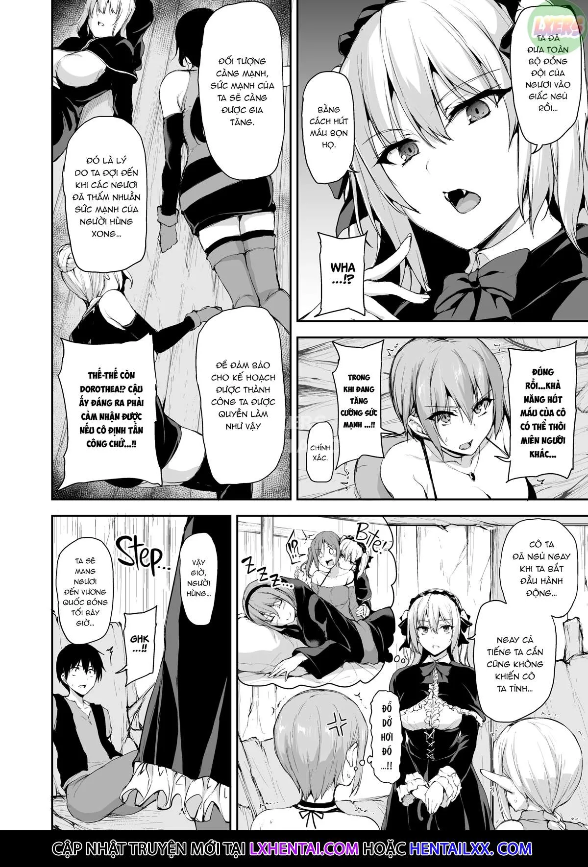 HentaiVN.net - Ảnh 23 - Tales of a Harem in Another World - Chap 7 - Clash! The Vampire Girl Vs. The Haughty Princess