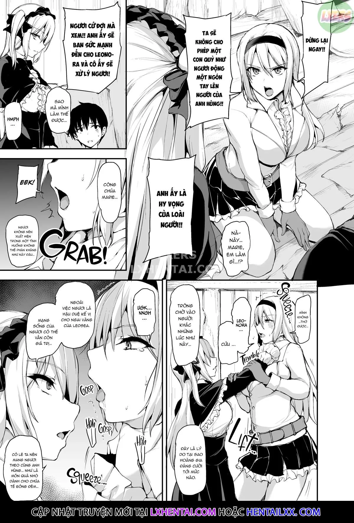 HentaiVN.net - Ảnh 24 - Tales of a Harem in Another World - Chap 7 - Clash! The Vampire Girl Vs. The Haughty Princess