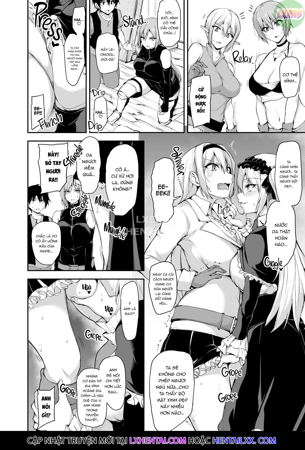 HentaiVN.net - Ảnh 27 - Tales of a Harem in Another World - Chap 7 - Clash! The Vampire Girl Vs. The Haughty Princess