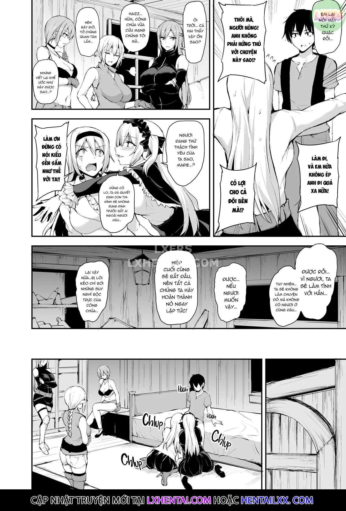 HentaiVN.net - Ảnh 29 - Tales of a Harem in Another World - Chap 7 - Clash! The Vampire Girl Vs. The Haughty Princess