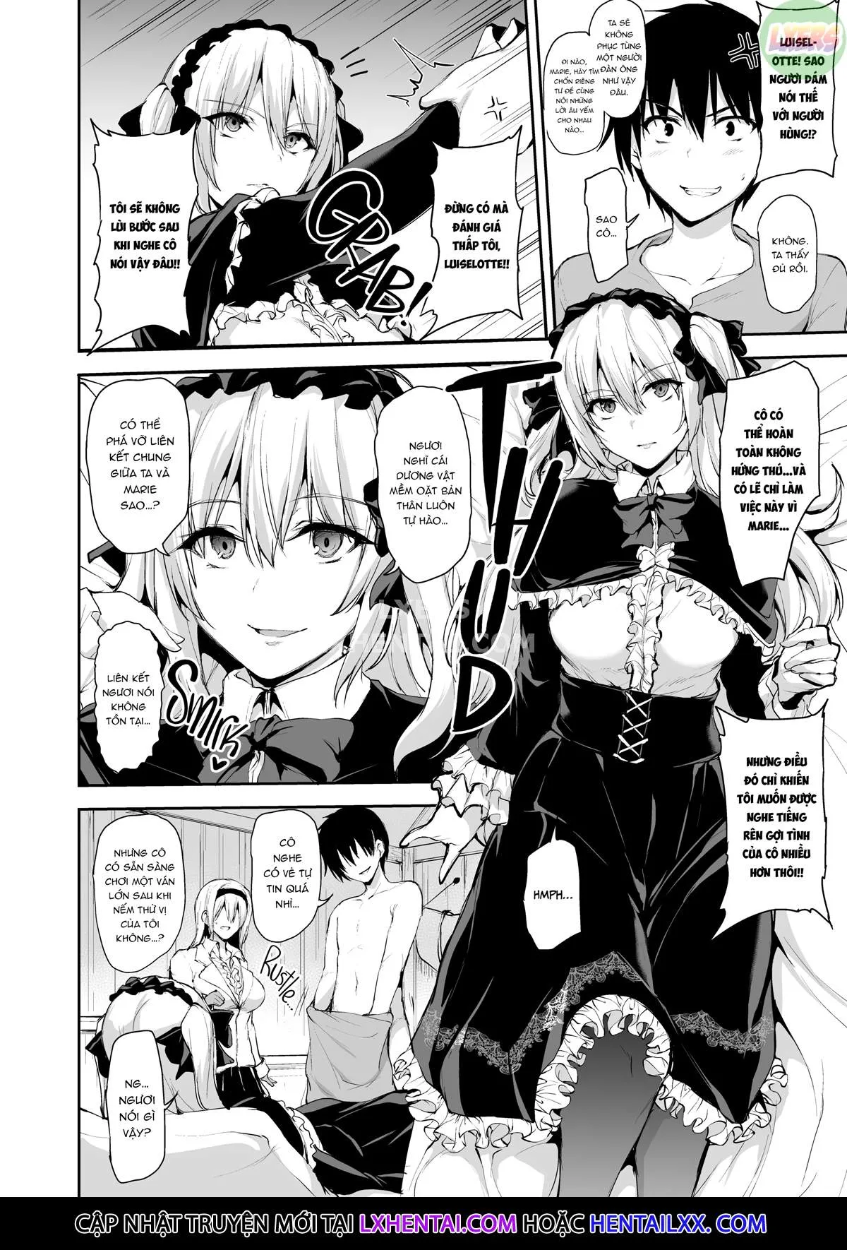 HentaiVN.net - Ảnh 31 - Tales of a Harem in Another World - Chap 7 - Clash! The Vampire Girl Vs. The Haughty Princess