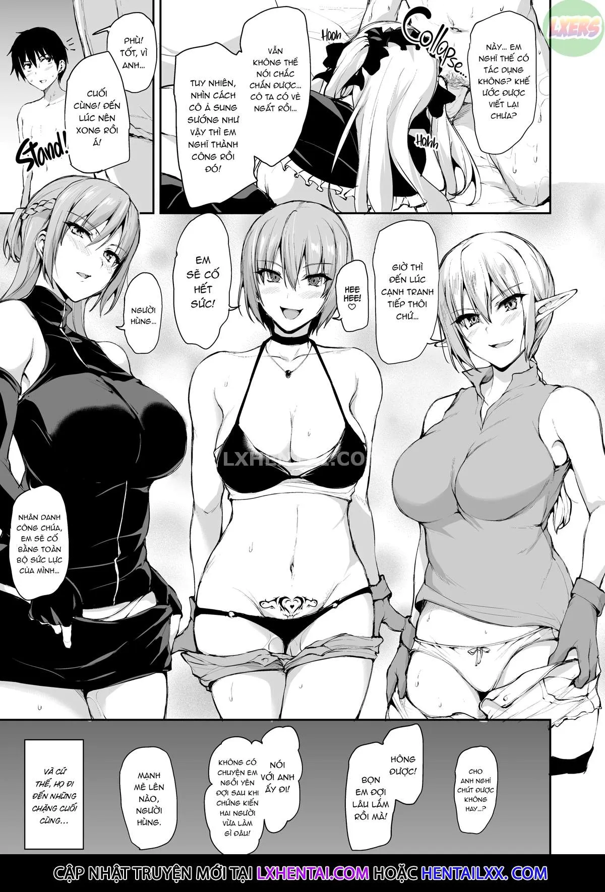 HentaiVN.net - Ảnh 40 - Tales of a Harem in Another World - Chap 7 - Clash! The Vampire Girl Vs. The Haughty Princess