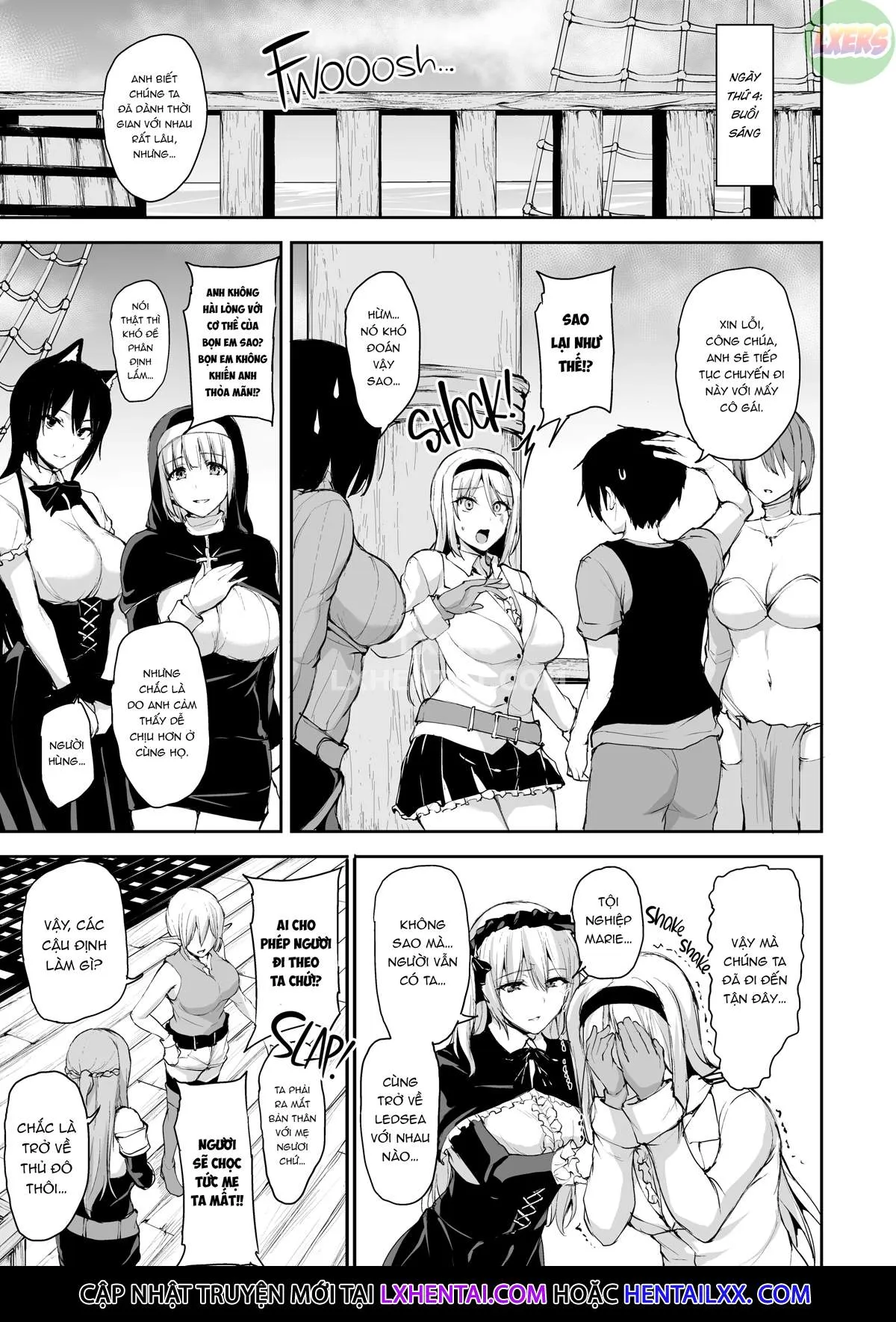 HentaiVN.net - Ảnh 62 - Tales of a Harem in Another World - Chap 7 - Clash! The Vampire Girl Vs. The Haughty Princess
