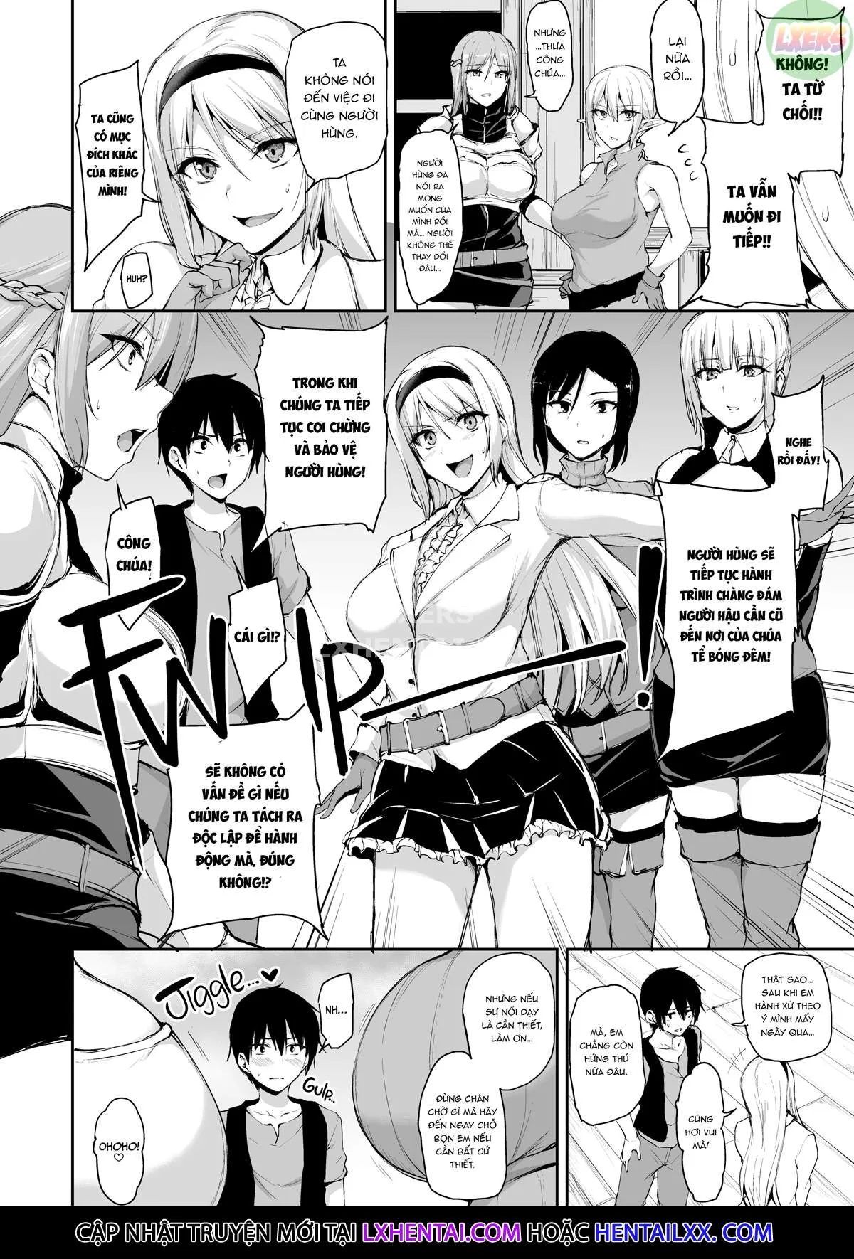 HentaiVN.net - Ảnh 63 - Tales of a Harem in Another World - Chap 7 - Clash! The Vampire Girl Vs. The Haughty Princess
