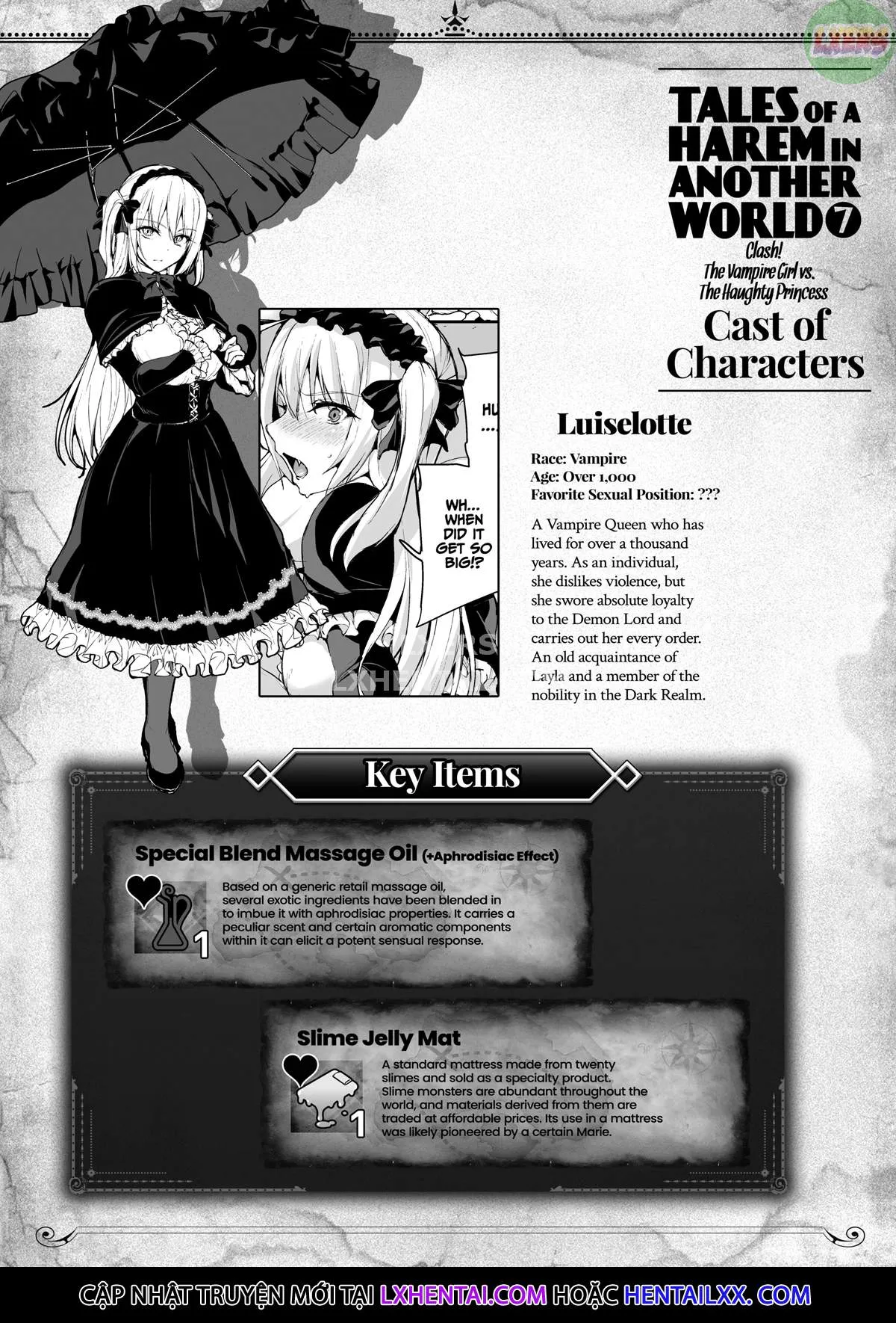 HentaiVN.net - Ảnh 66 - Tales of a Harem in Another World - Chap 7 - Clash! The Vampire Girl Vs. The Haughty Princess
